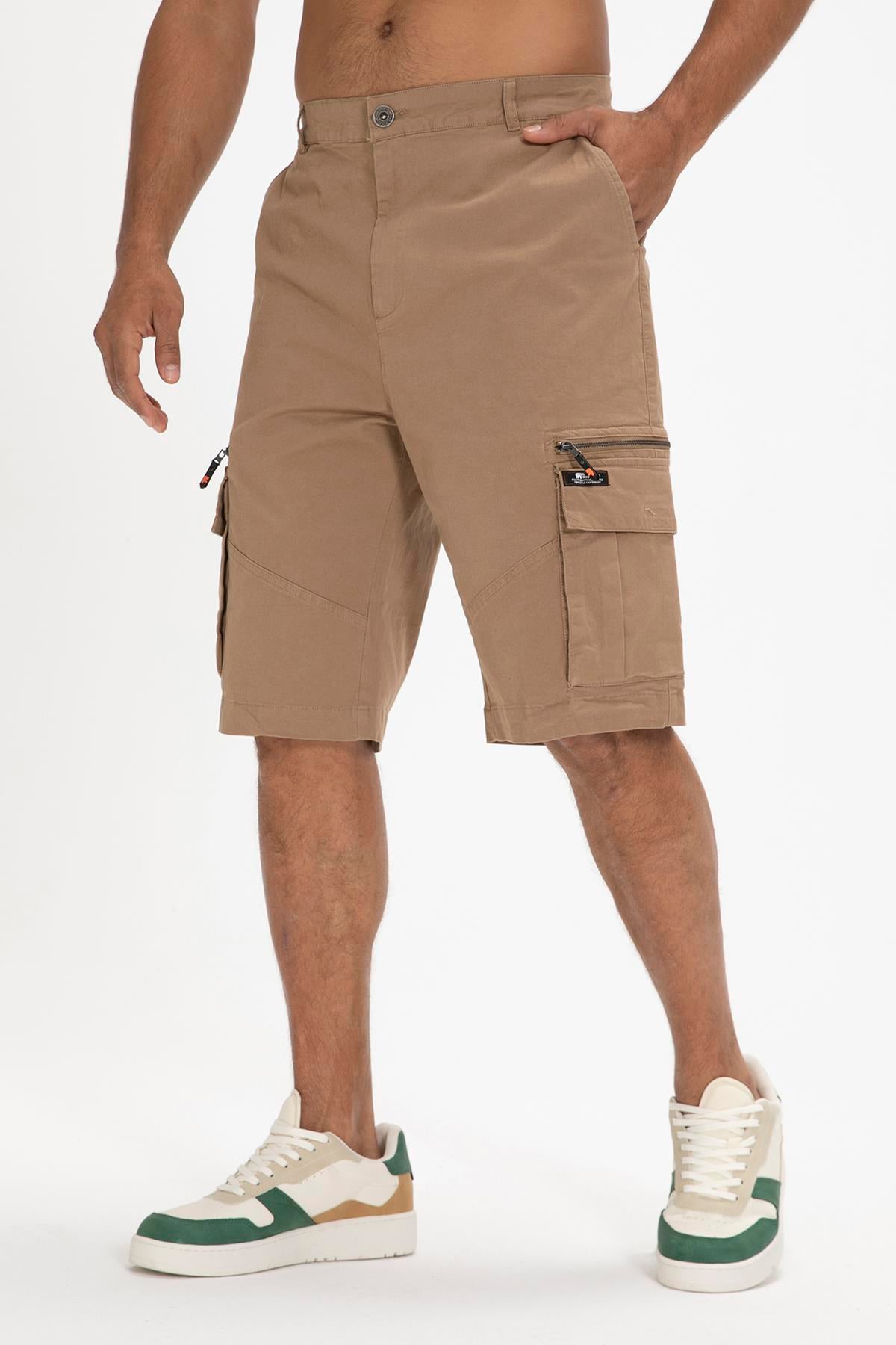 Rope SweatShorts Camel Kahverengi Erkek Şort
