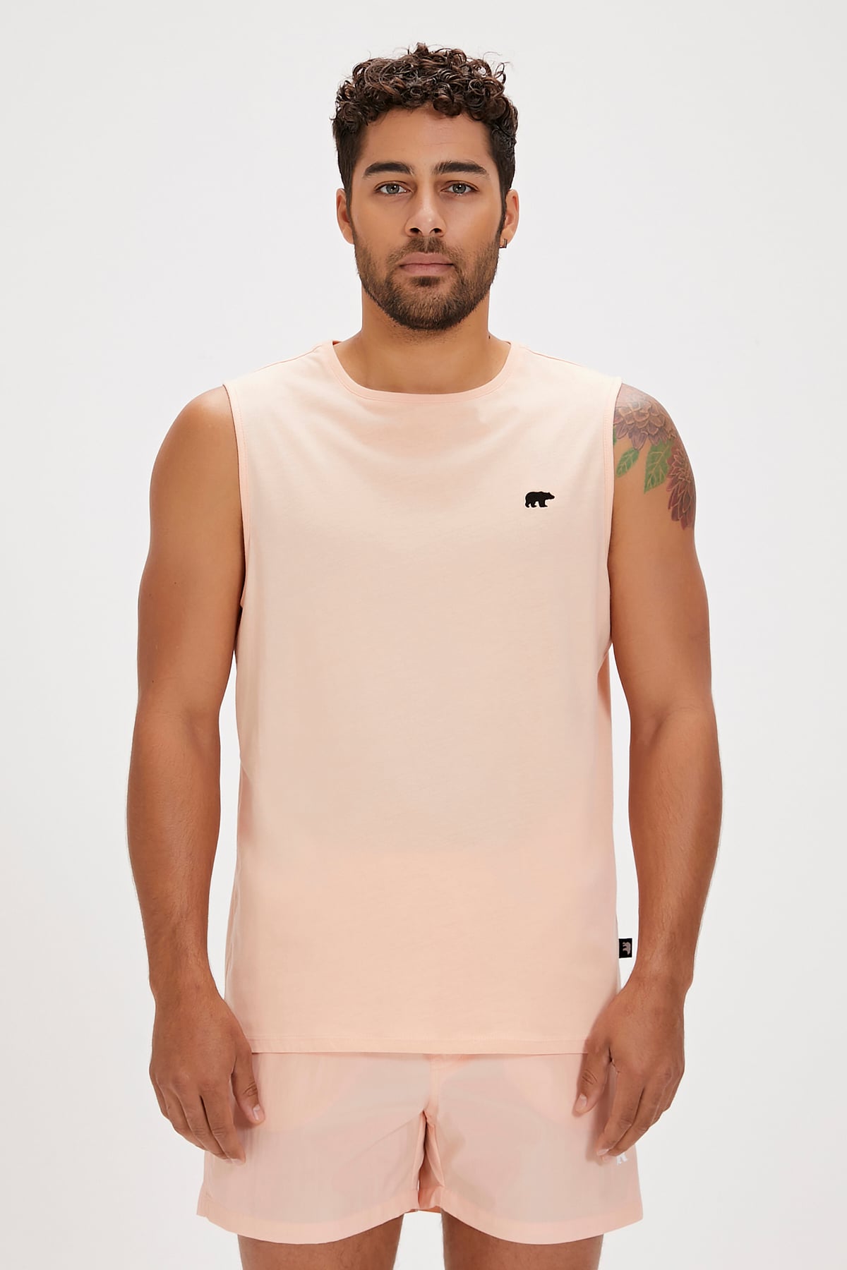 Rowan Mellow Peach Mens Tank Top