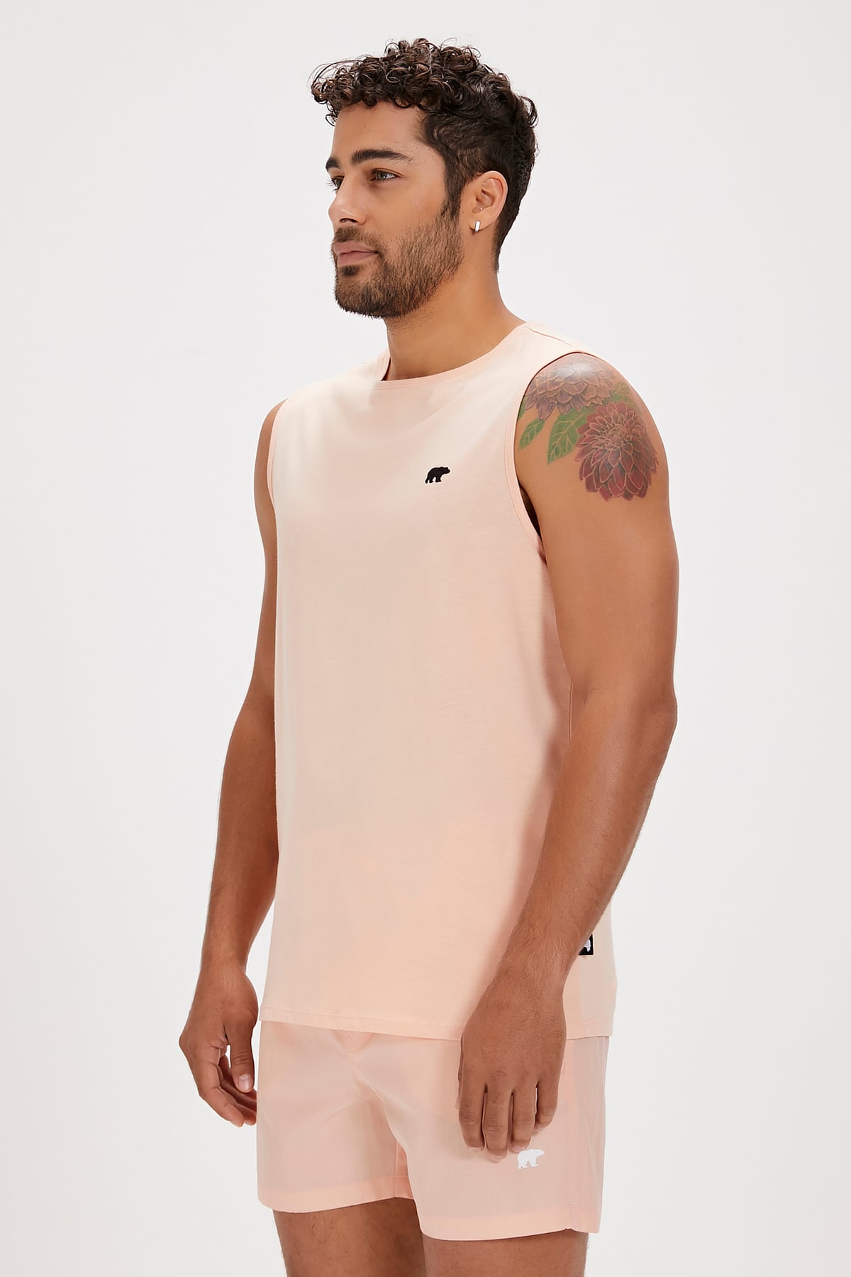 Rowan Mellow Peach Mens Tank Top