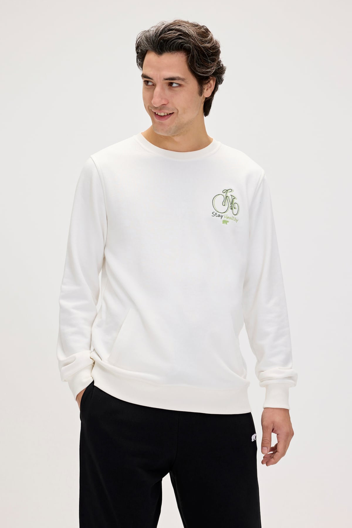 Runway Off-White Mens Printed Sweatshirt