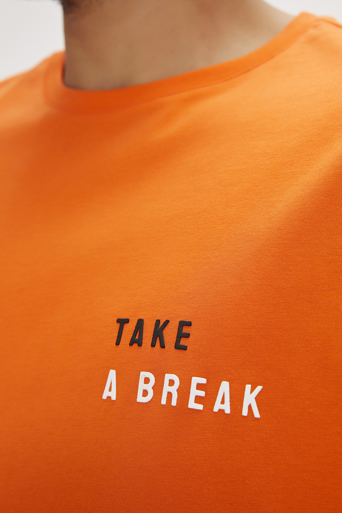 Sand Orange Oversize Mens T-Shirt