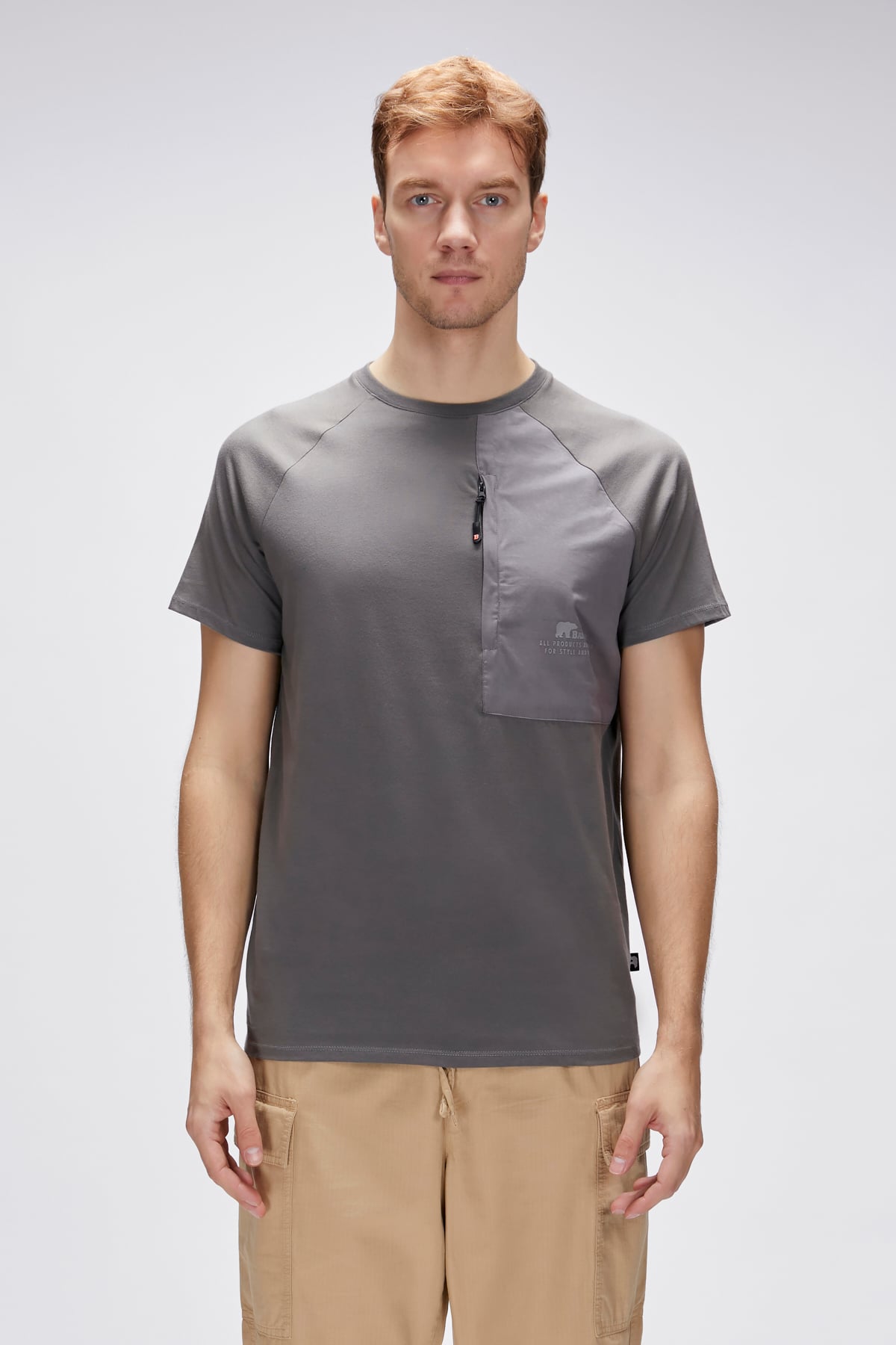 Simon Asphalt Mens Printed T-Shirt