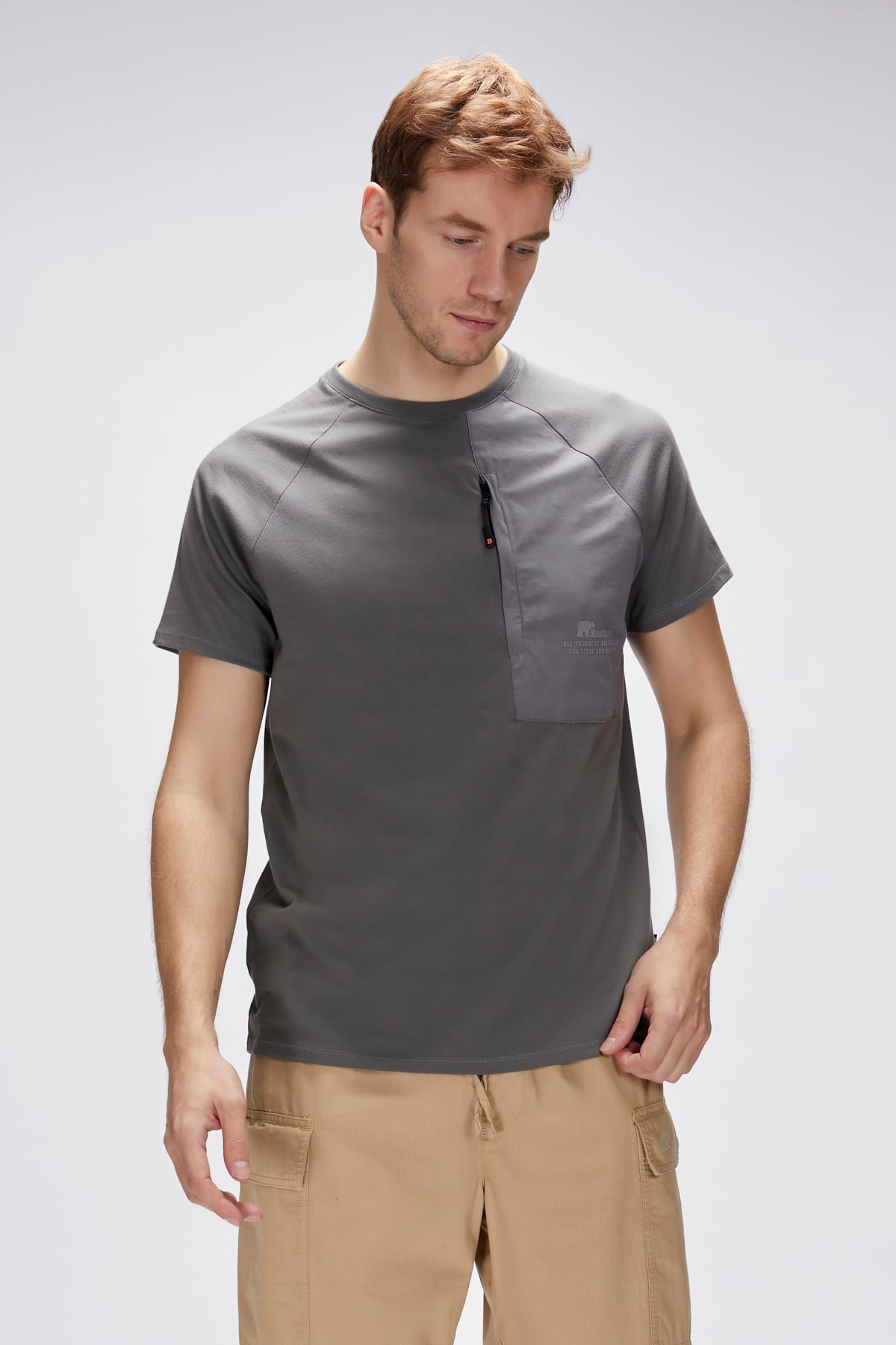 Simon Asphalt Mens Printed T-Shirt