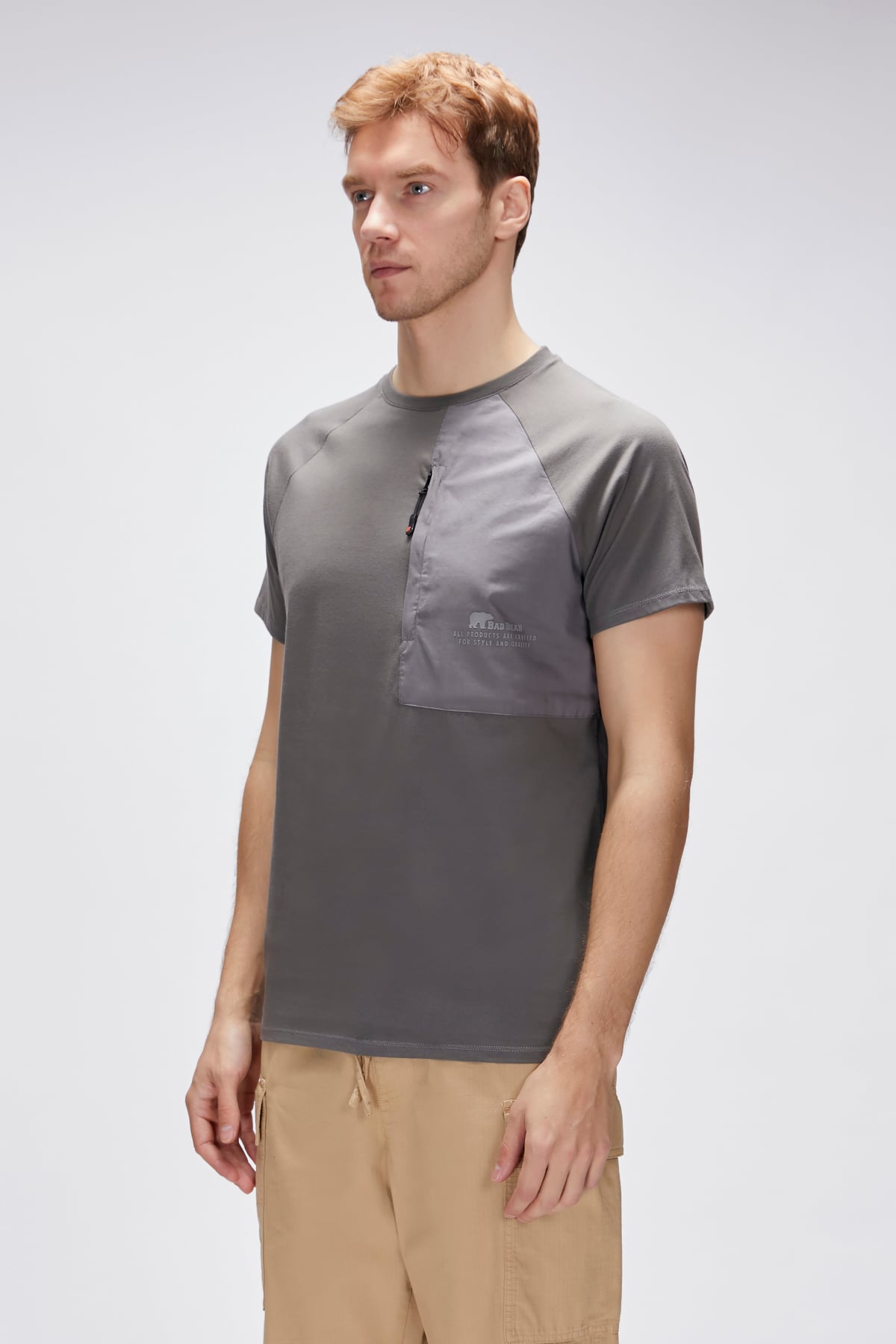 Simon Asphalt Mens Printed T-Shirt