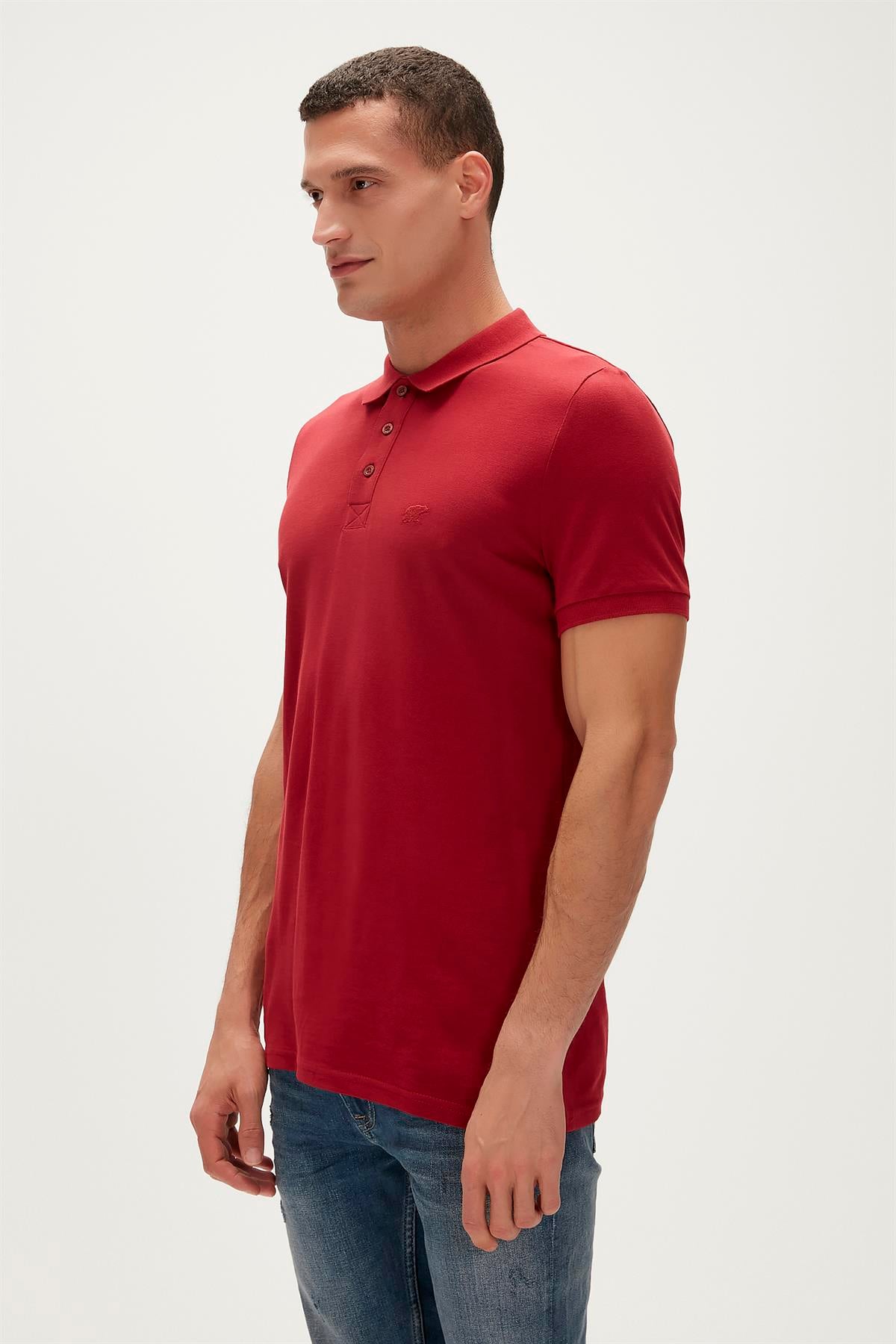 Stark Polo Maroon Mens Shirt