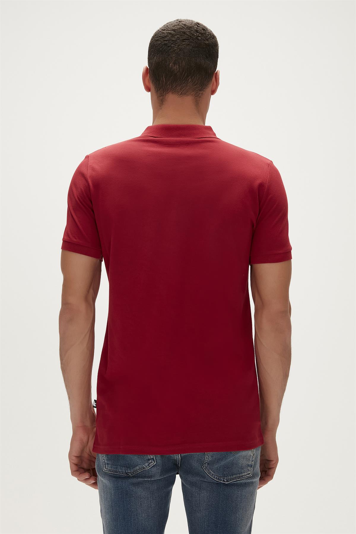 Stark Polo Maroon Mens Shirt
