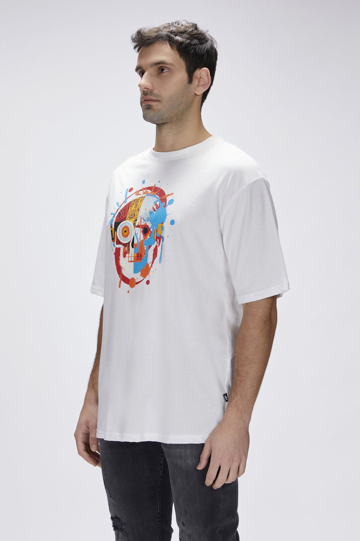 Sten Off-White Mens Oversize T-Shirt