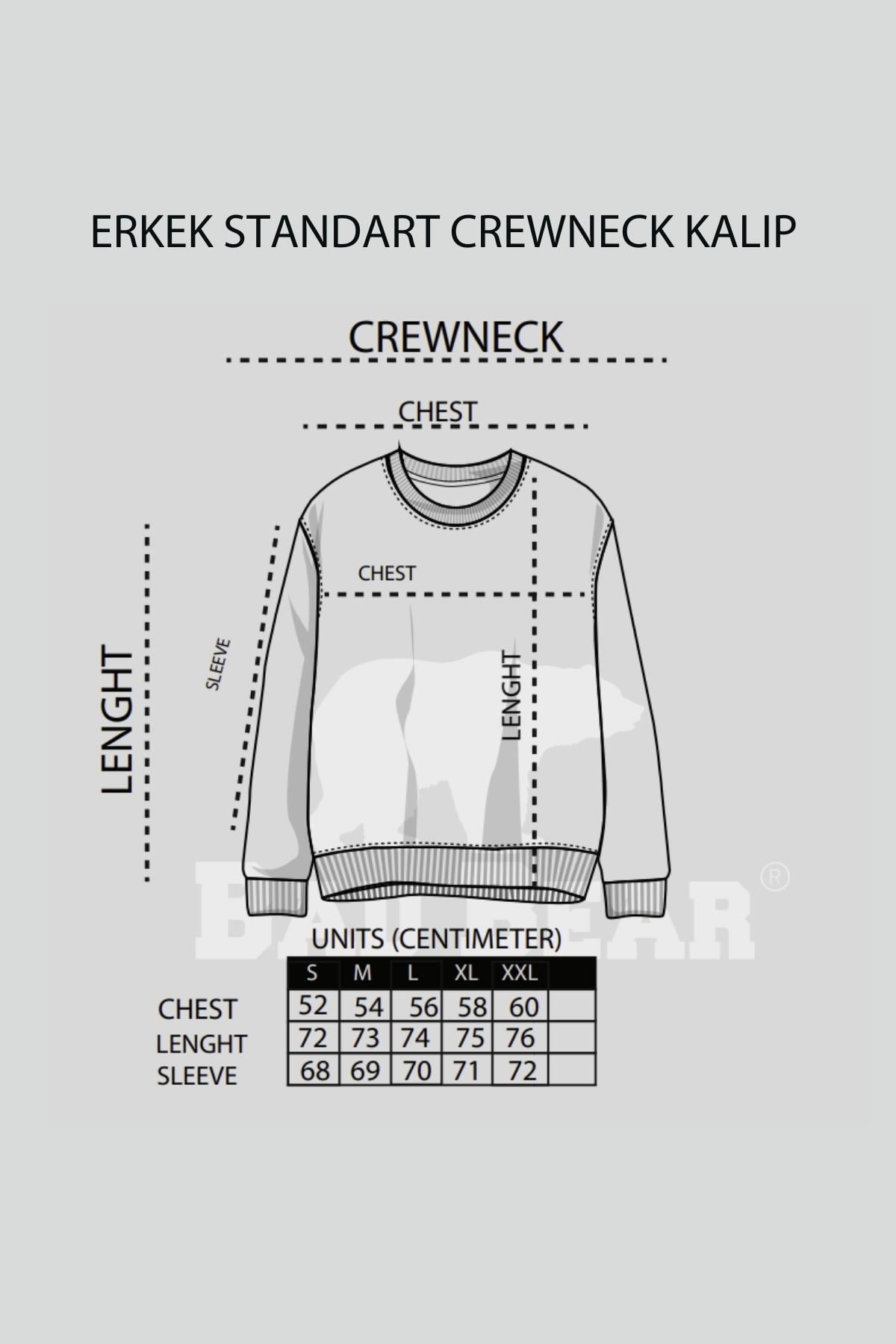 Story Crewneck Siyah Erkek Sweatshirt