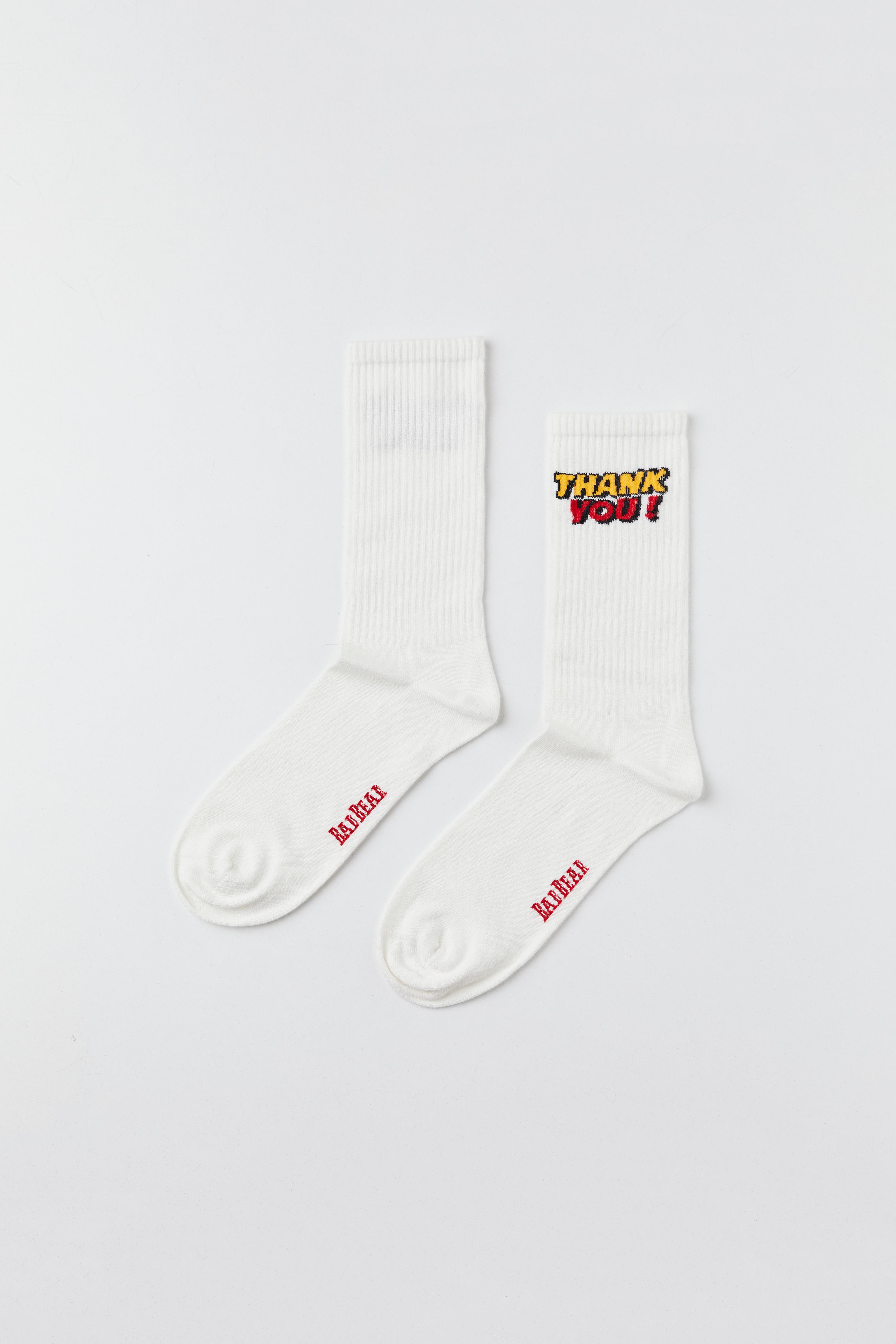 TALKINESS SOCKS SOCKS WHITE  UNISEX SOCKS TALKINESS SOCKSTALKINESS SOCKS