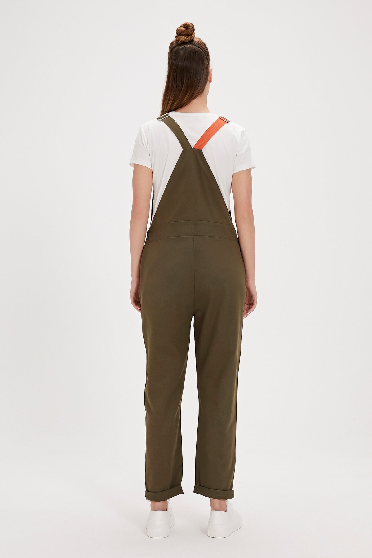 Taya Haki Yandan Cepli Kadın Tulum