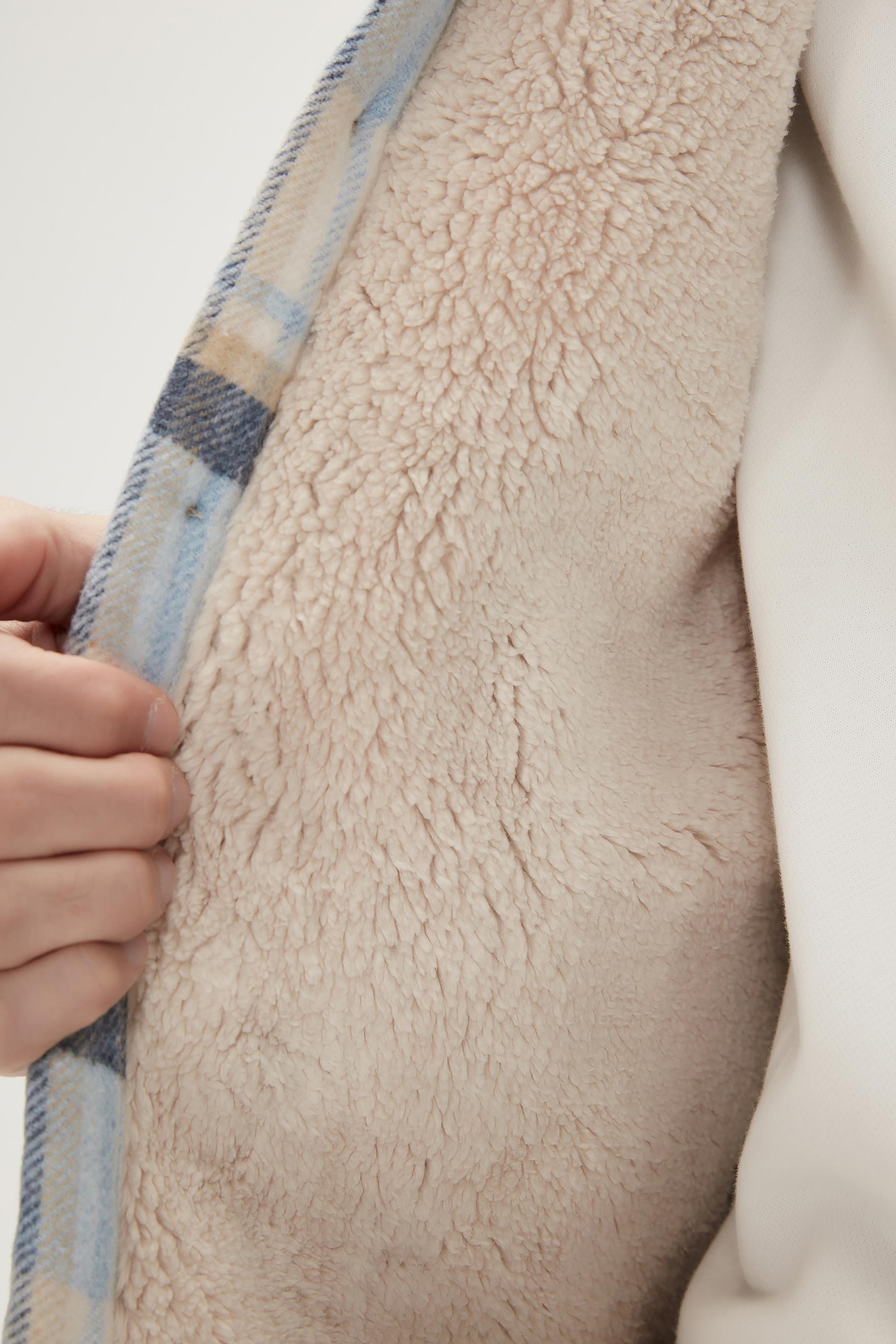 Thomas Blue Mens Flannel Overshirt