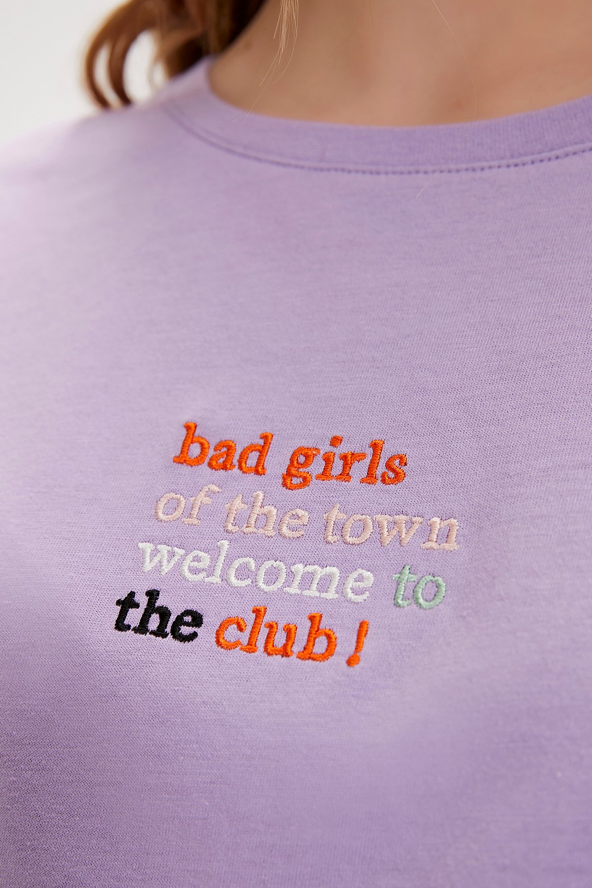 Town Mor Baskılı Kadın Tişört