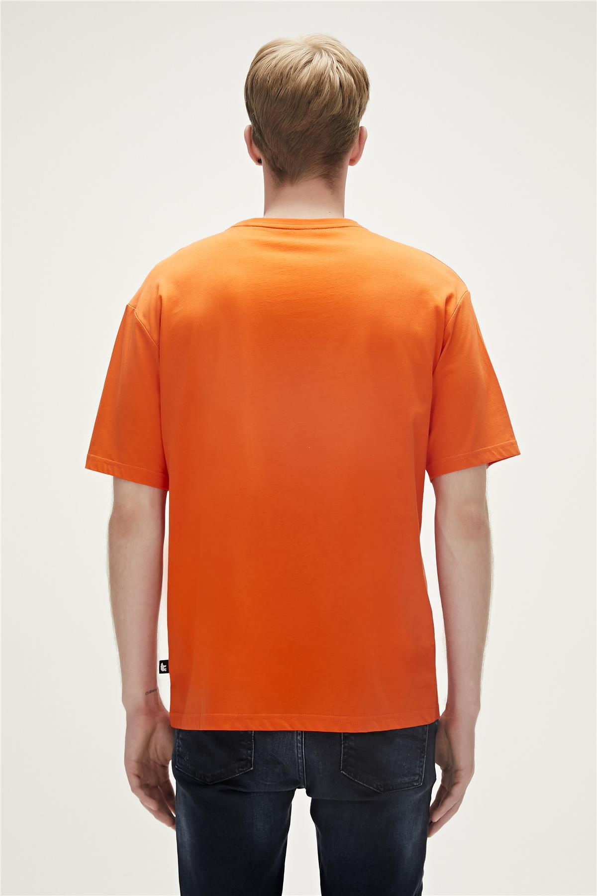 Tripart Orange Mens T-Shirt