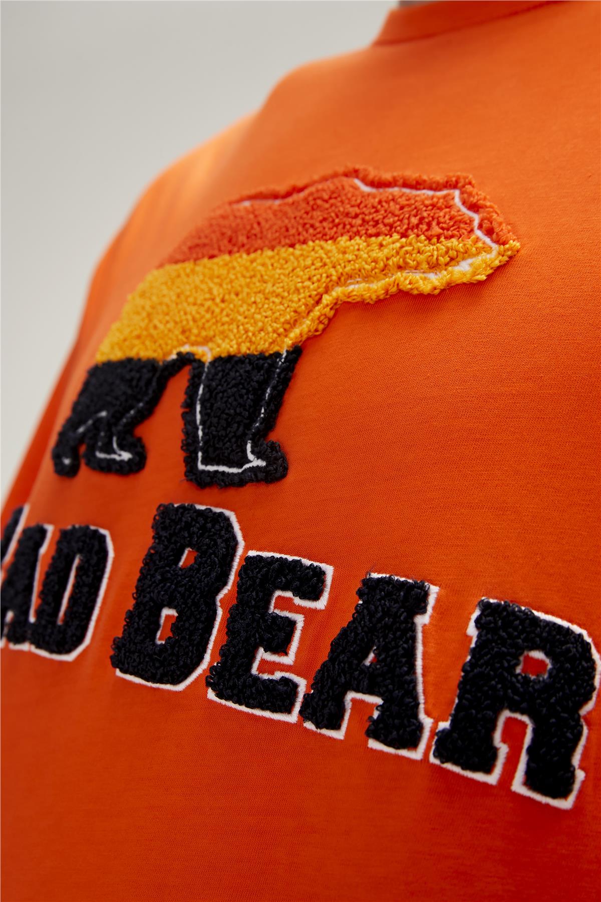 Tripart Orange Mens T-Shirt