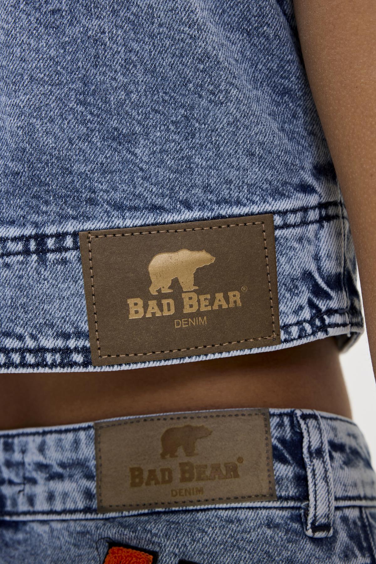 Veronica Blue Kadın Denim Crop