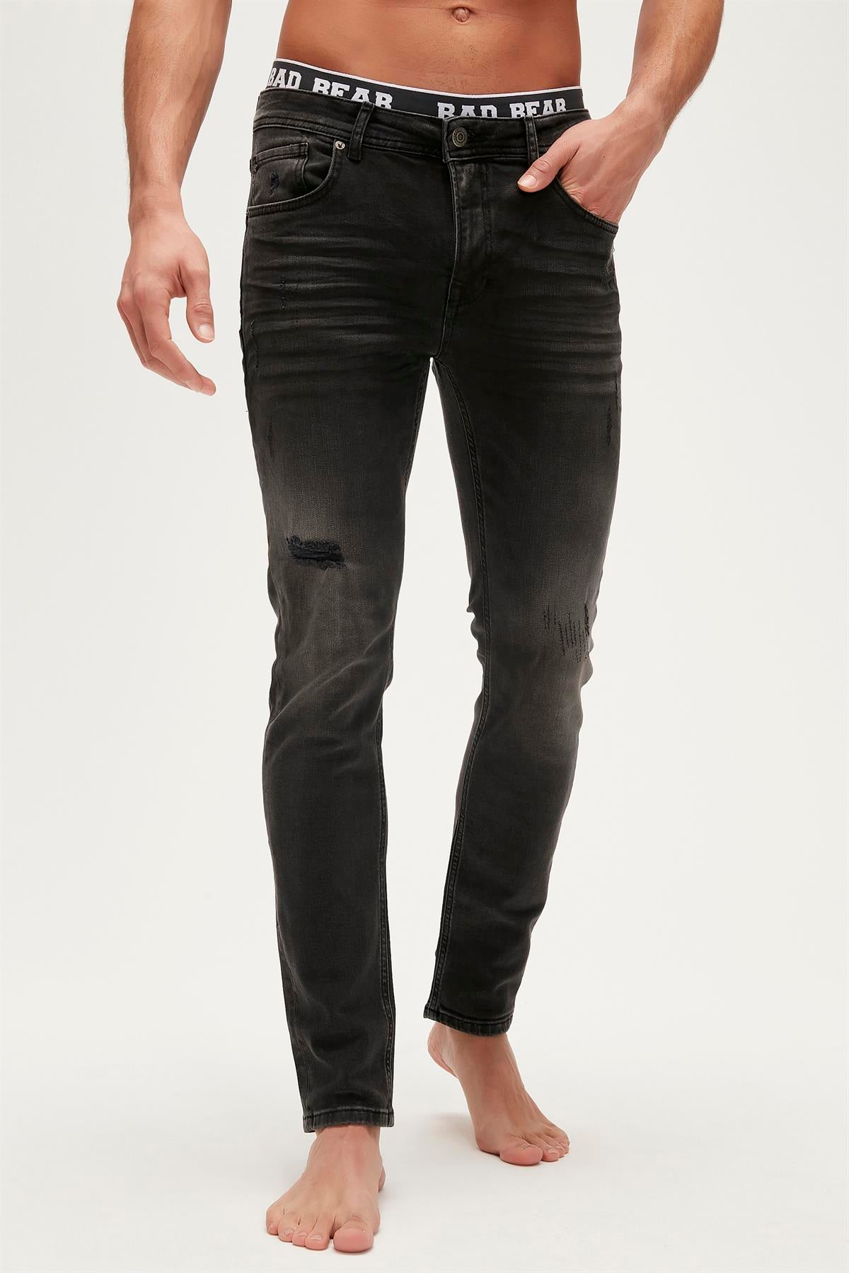 Xavier Jeans Antrasit Erkek Denim Pantolon