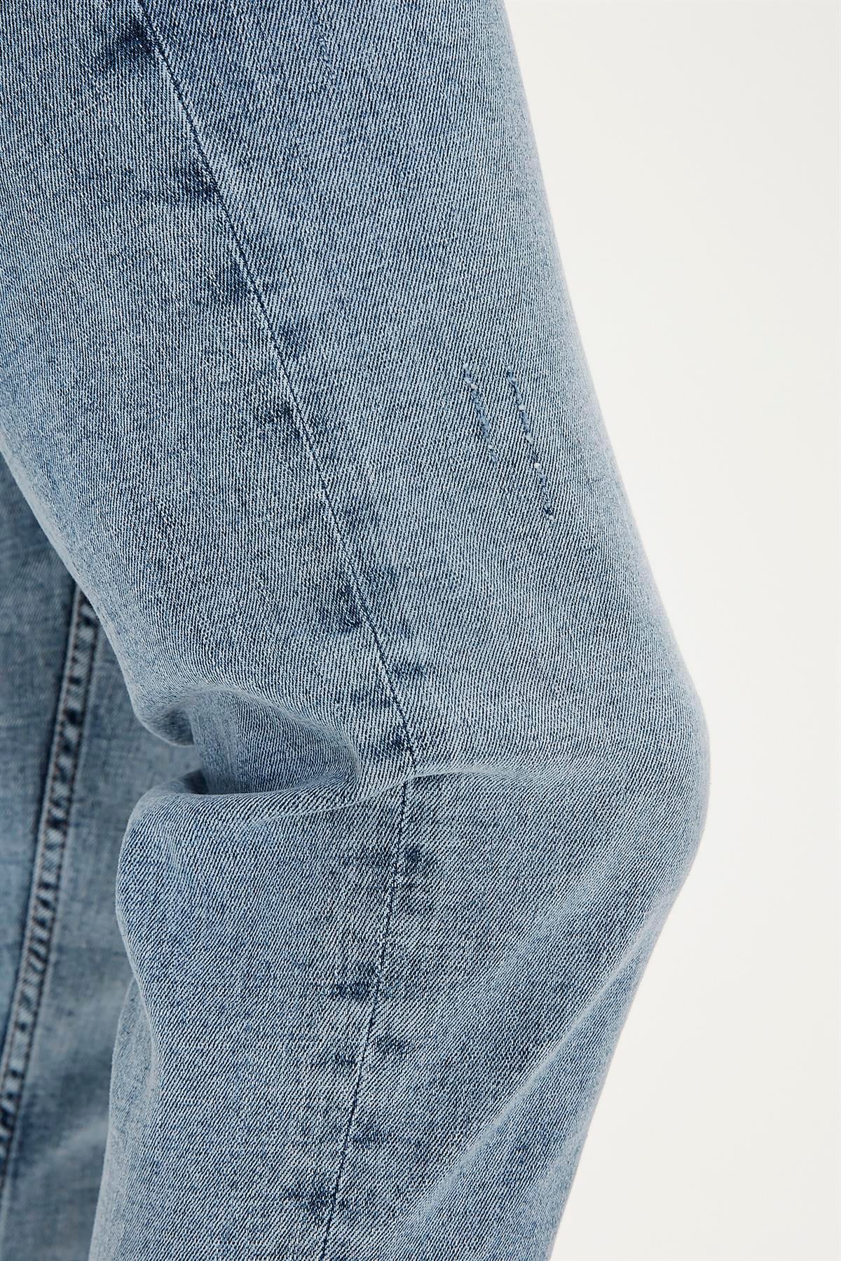 Xavier Jeans Buz Mavi Erkek Denim Pantolon