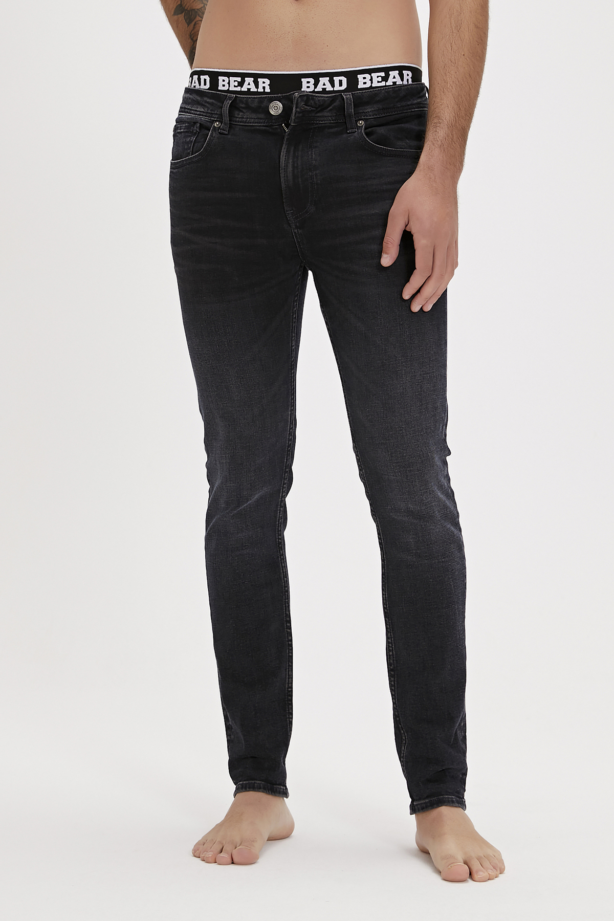 Xavier Black Mens Jeans