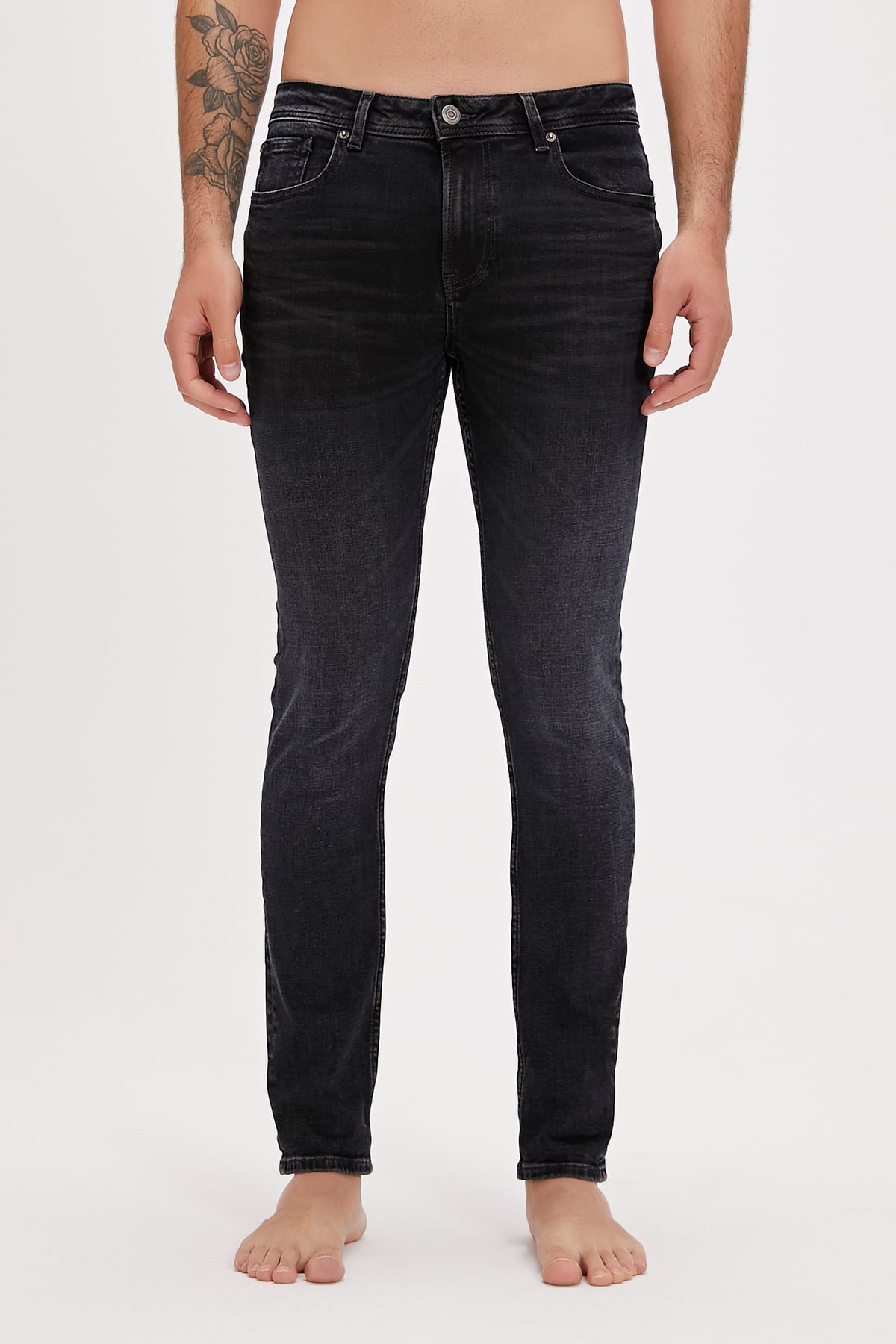 Xavier Black Mens Jeans