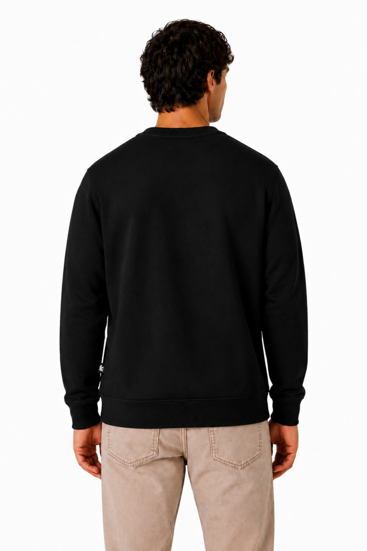 Aurora Siyah Logo Baskılı Erkek Sweatshirt