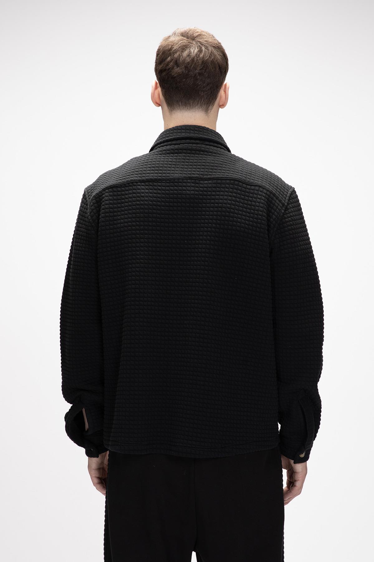 DIEZ SHIRT POCKET SHIRT SİYAH  MAN SHIRT DIEZ SHIRTDIEZ SHIRT
