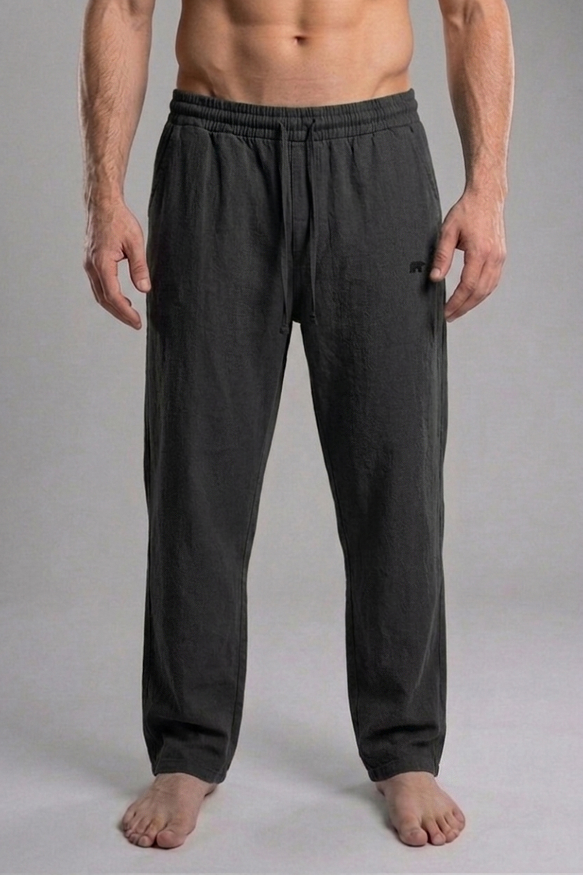 Serial Pant Siyah Erkek Jogger Pantolon