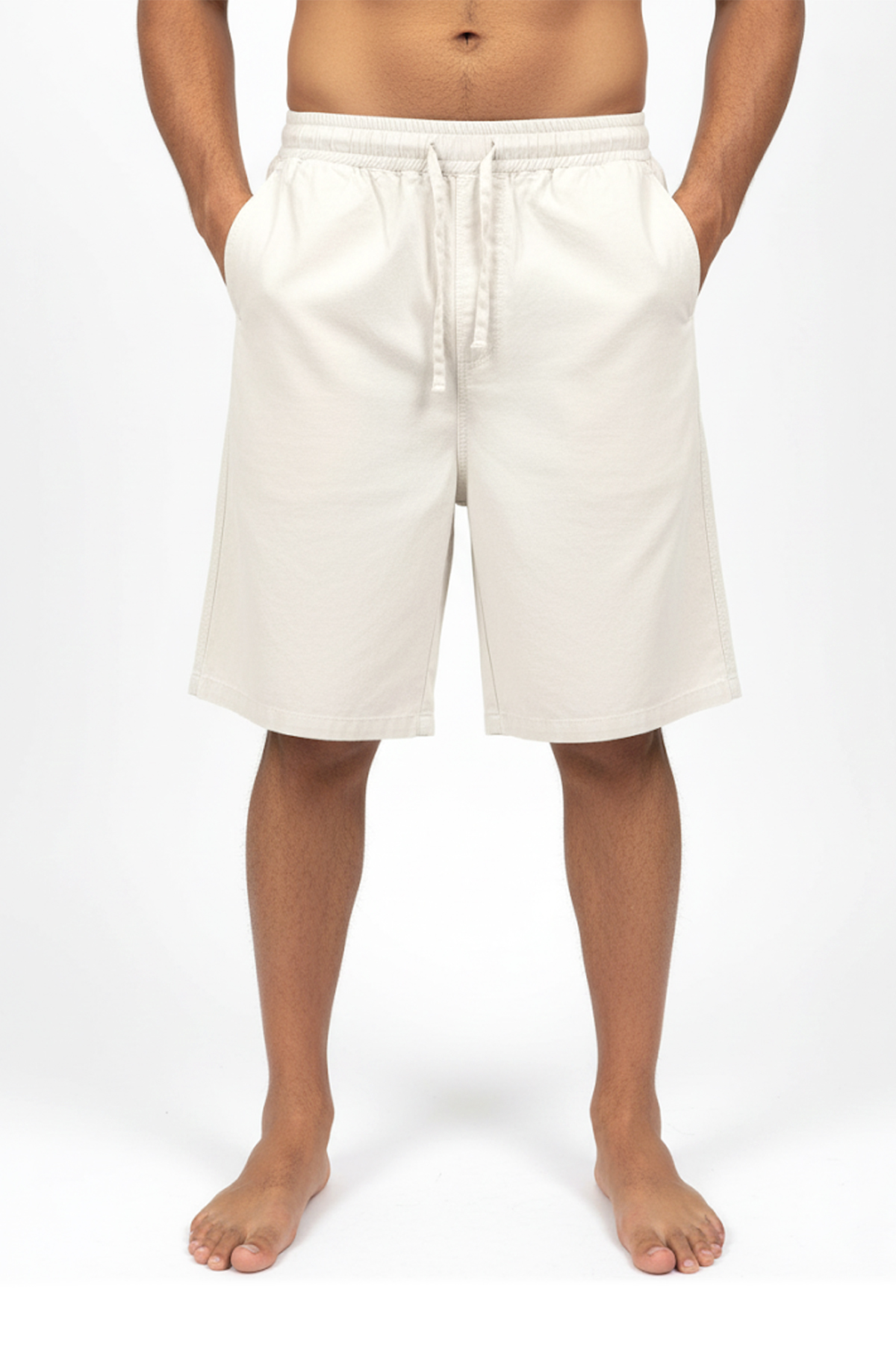 MUSEUM SHORT WOVEN SHORTS BEYAZ DUMAN BELİRTİLMEMİŞ MAN SHORTS MUSEUM SHORTMUSEUM SHORT