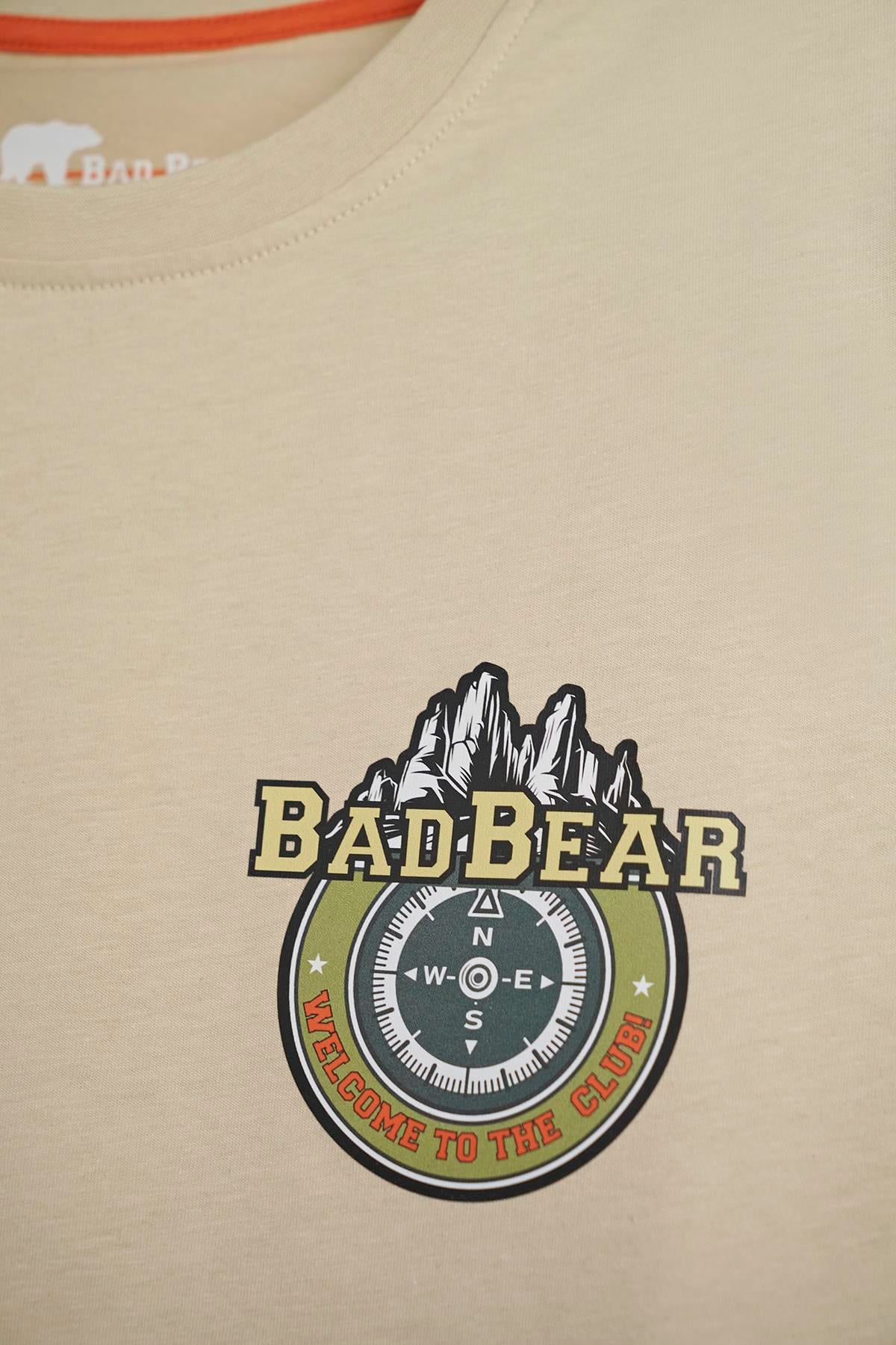 Anderson Beige Mens Printed T-Shirt