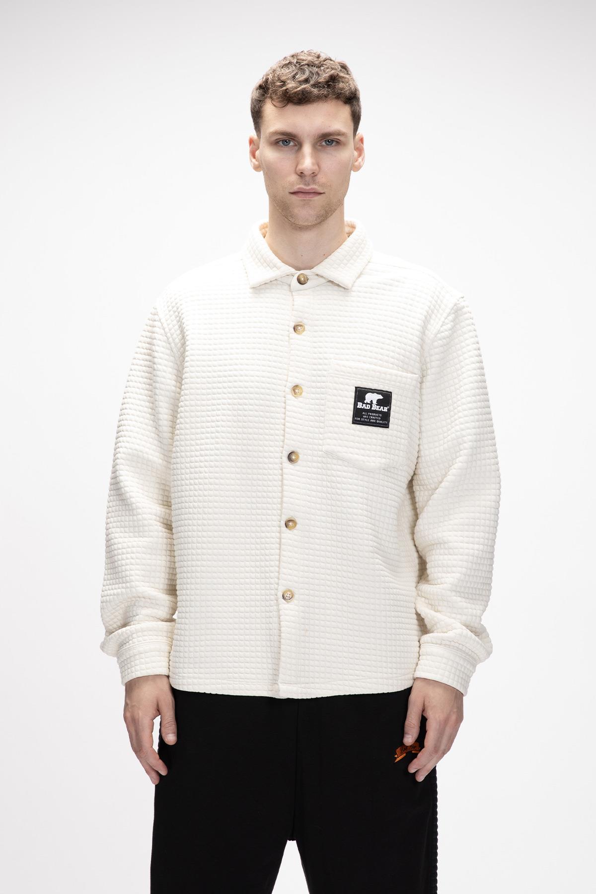 DIEZ SHIRT POCKET SHIRT BEYAZ  MAN SHIRT DIEZ SHIRTDIEZ SHIRT