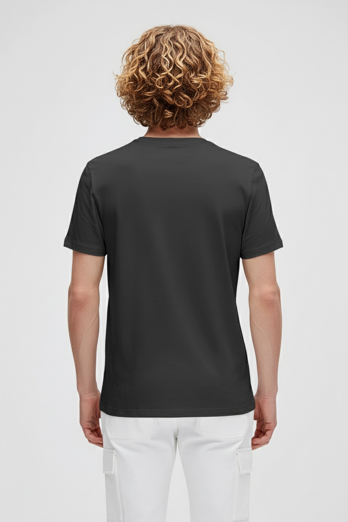 WALL BEAR T-SHIRT PRINTED T-SHIRT ANTRASİT  MAN T-SHIRT WALL BEAR T-SHIRTWALL BEAR T-SHIRT