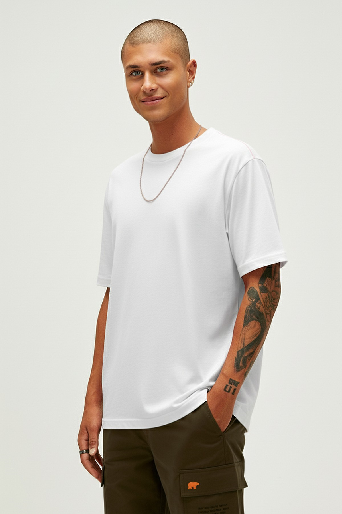 ROUTINE BASIC T-SHIRT BASIC T-SHIRT BEYAZ  MAN T-SHIRT ROUTINE BASIC T-SHIRTROUTINE BASIC T-SHIRT