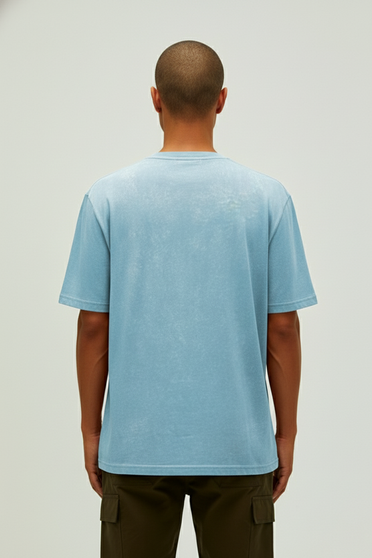 Garment Retro Mavi Basic Erkek Tişört
