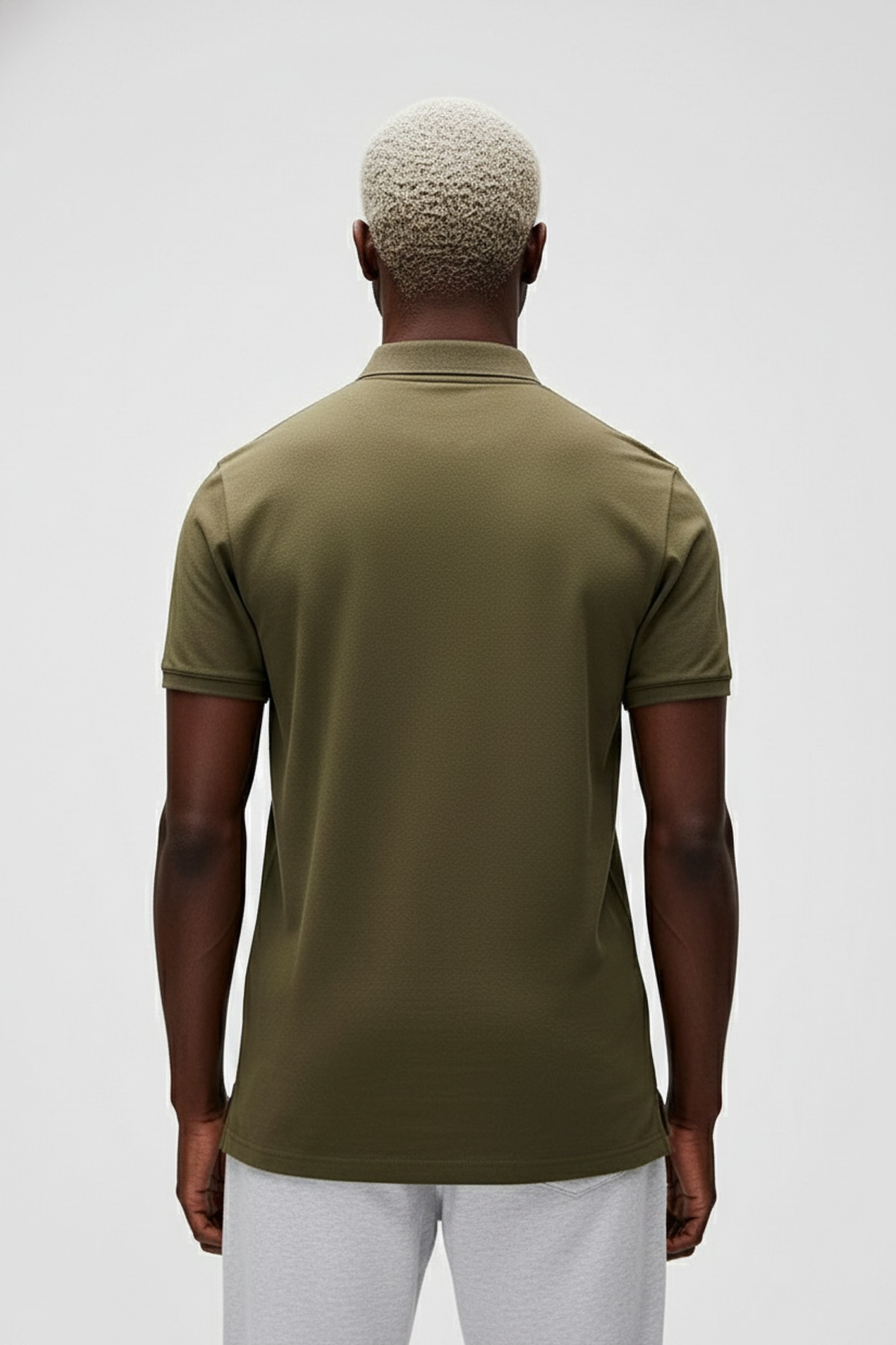 Gabriel Haki Polo Yaka Erkek Tişört
