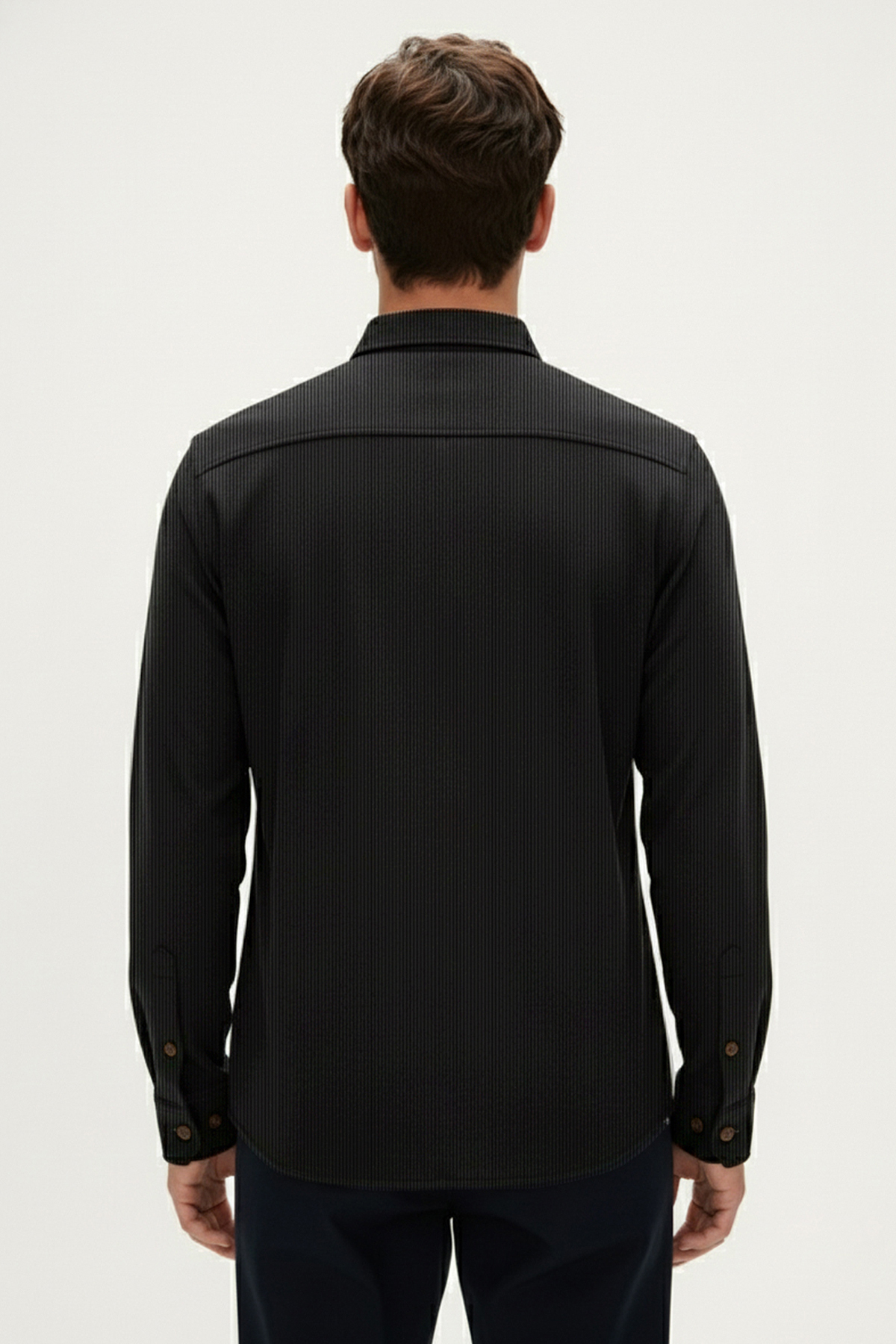 FRUITY SHIRT BASIC SHIRT SİYAH DÜĞMELİ MAN SHIRT FRUITY SHIRTFRUITY SHIRT