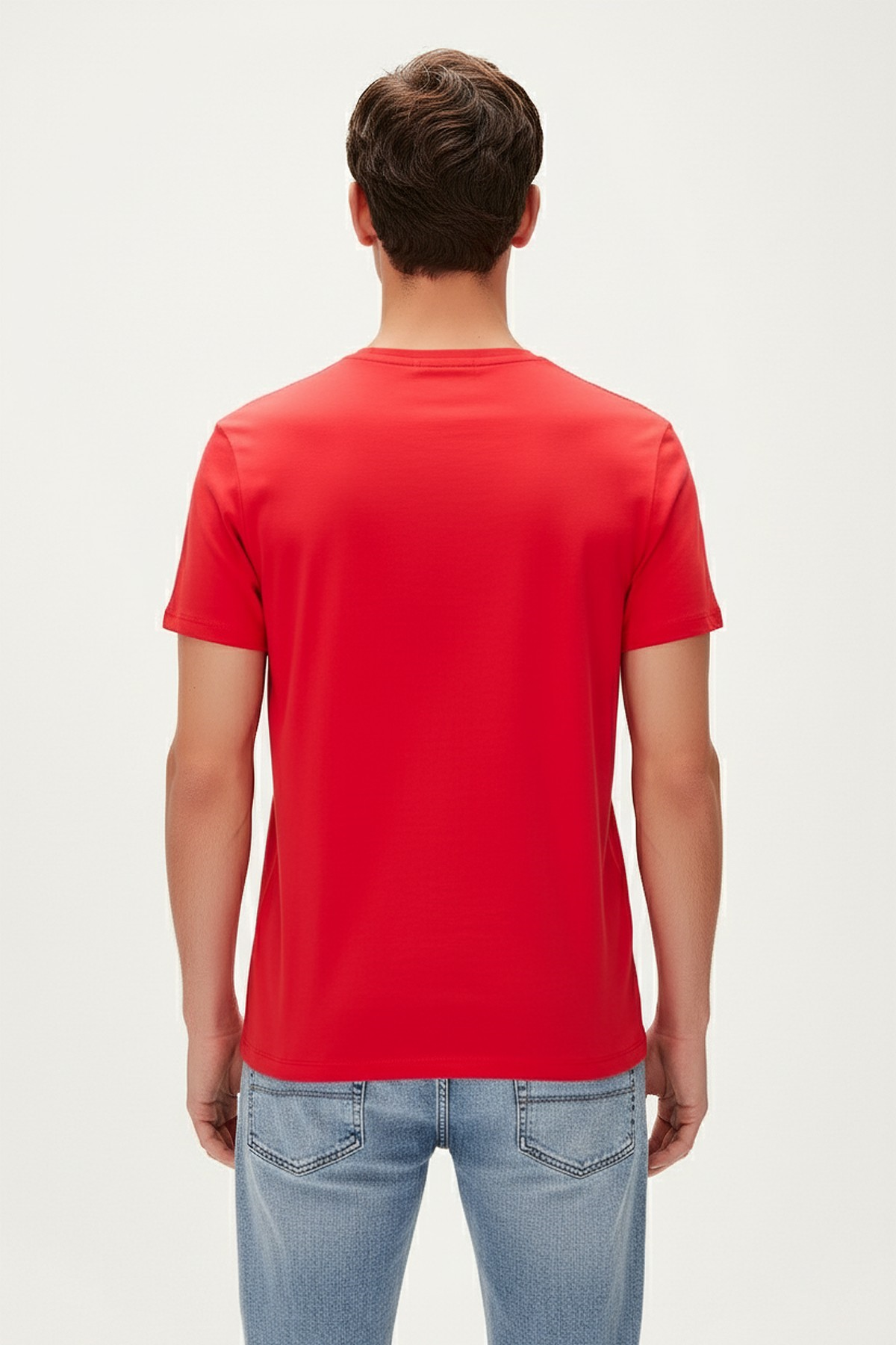 RETRO COLORS T-SHIRT PRINTED T-SHIRT KIRMIZI  MAN T-SHIRT RETRO COLORS T-SHIRTRETRO COLORS T-SHIRT