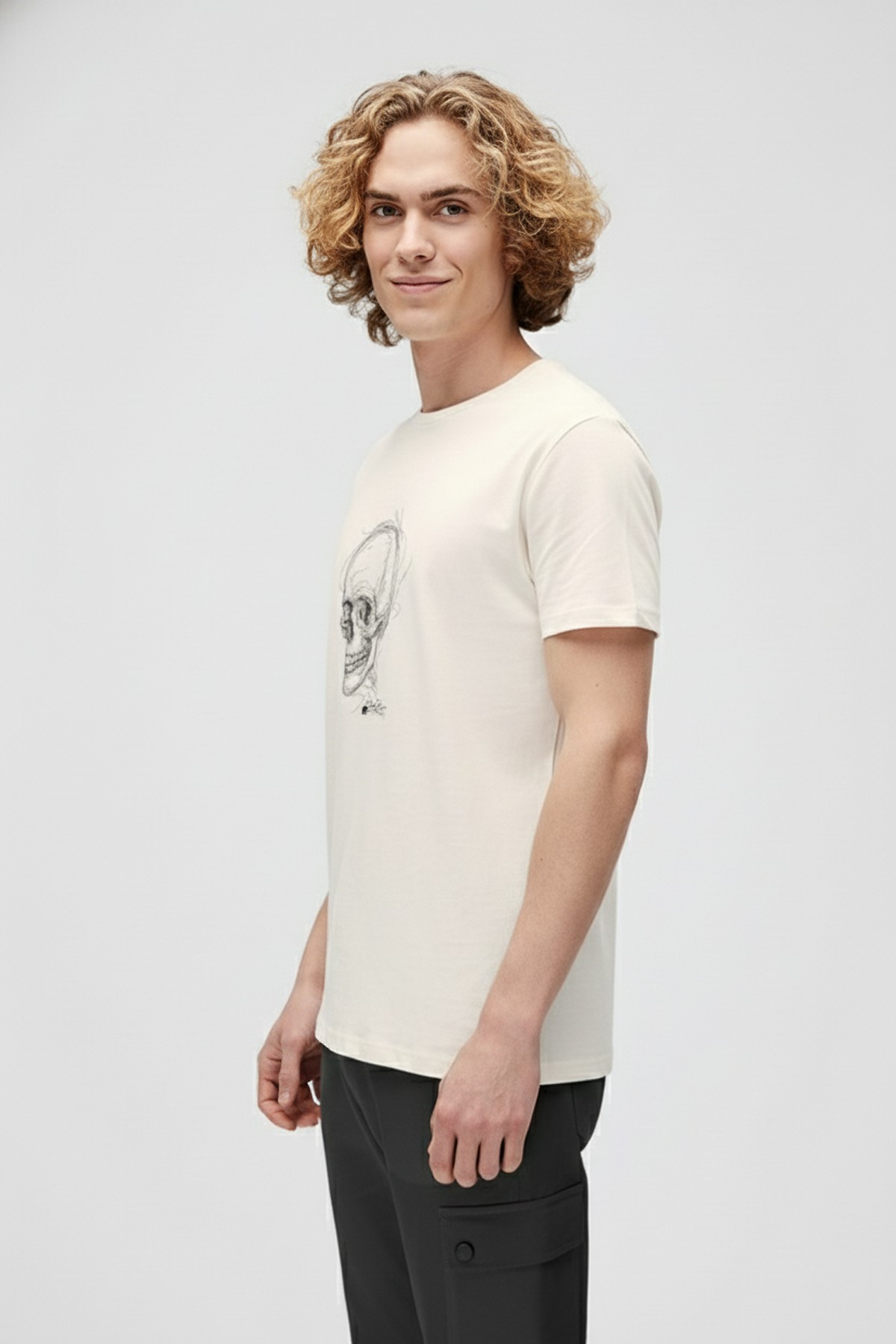 REBORN T-SHIRT PRINTED T-SHIRT BEYAZ  MAN T-SHIRT REBORN T-SHIRTREBORN T-SHIRT