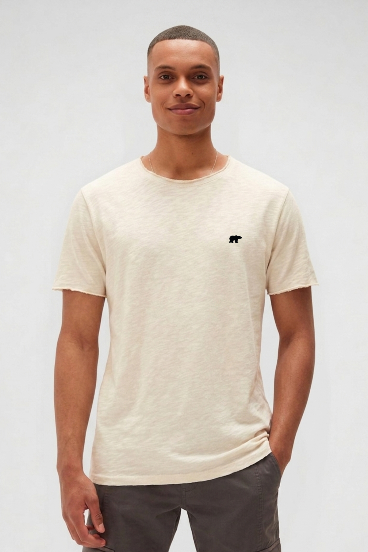 Flam Urbanıst Beyaz Basic Erkek Tişört