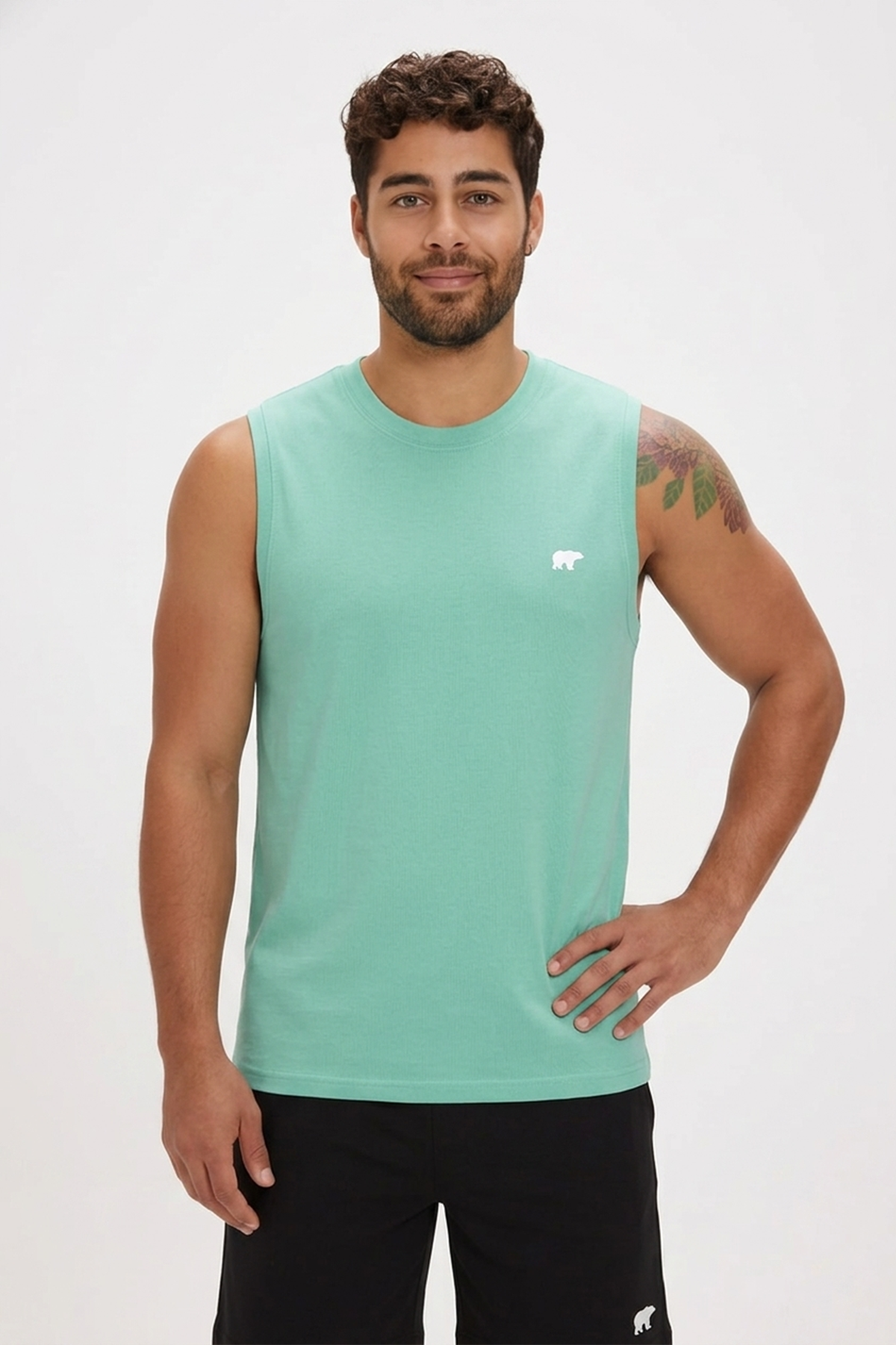 Stampalm Pastel Yeşili Erkek Atlet