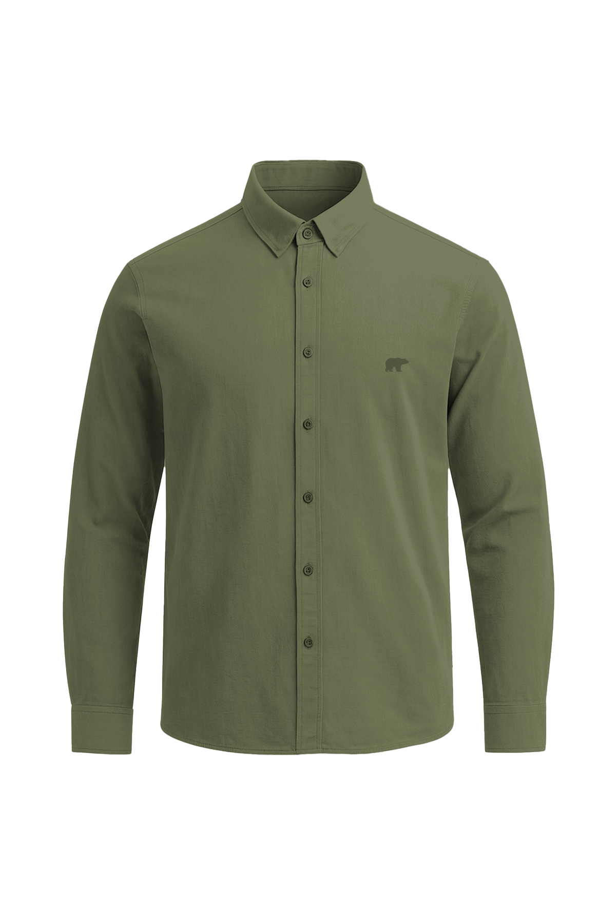 VICTOR BASIC SHIRT BASIC SHIRT SOLUK YEŞİL DÜĞMELİ MAN SHIRT VICTOR BASIC SHIRTVICTOR BASIC SHIRT