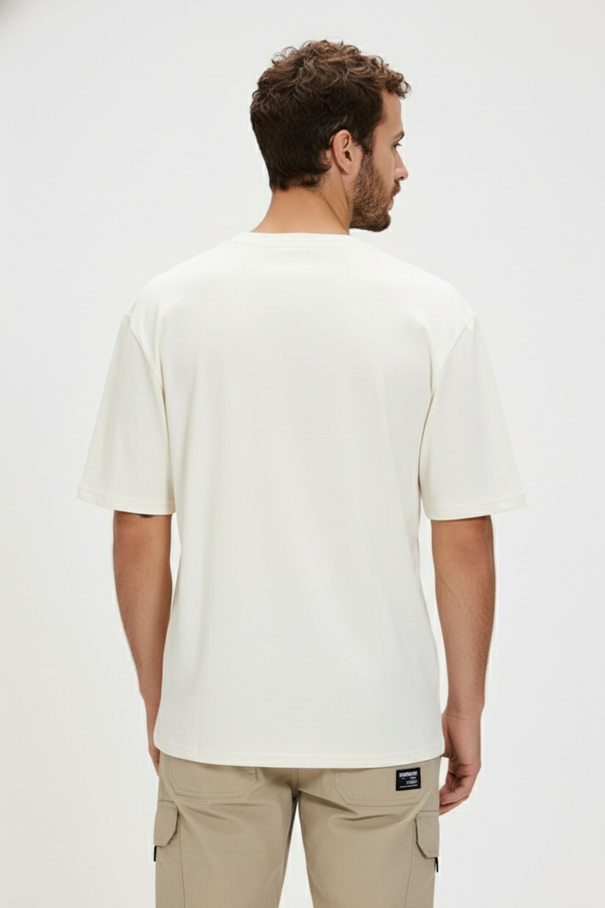 BLOOMS T-SHIRT PRINTED T-SHIRT BEYAZ  MAN T-SHIRT BLOOMS T-SHIRTBLOOMS T-SHIRT