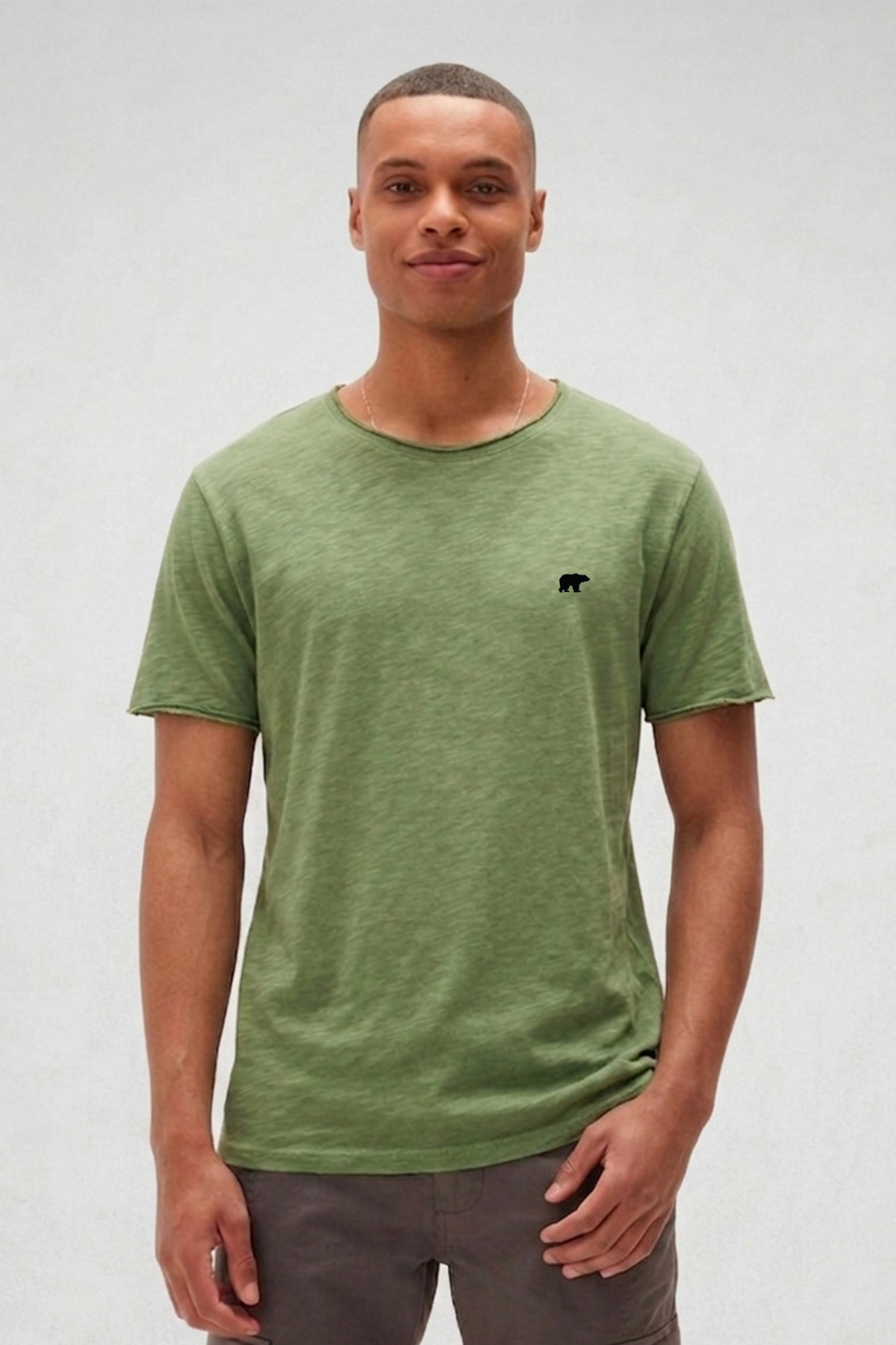 Flam Urbanıst Soluk Yeşil Basic Erkek Tişört
