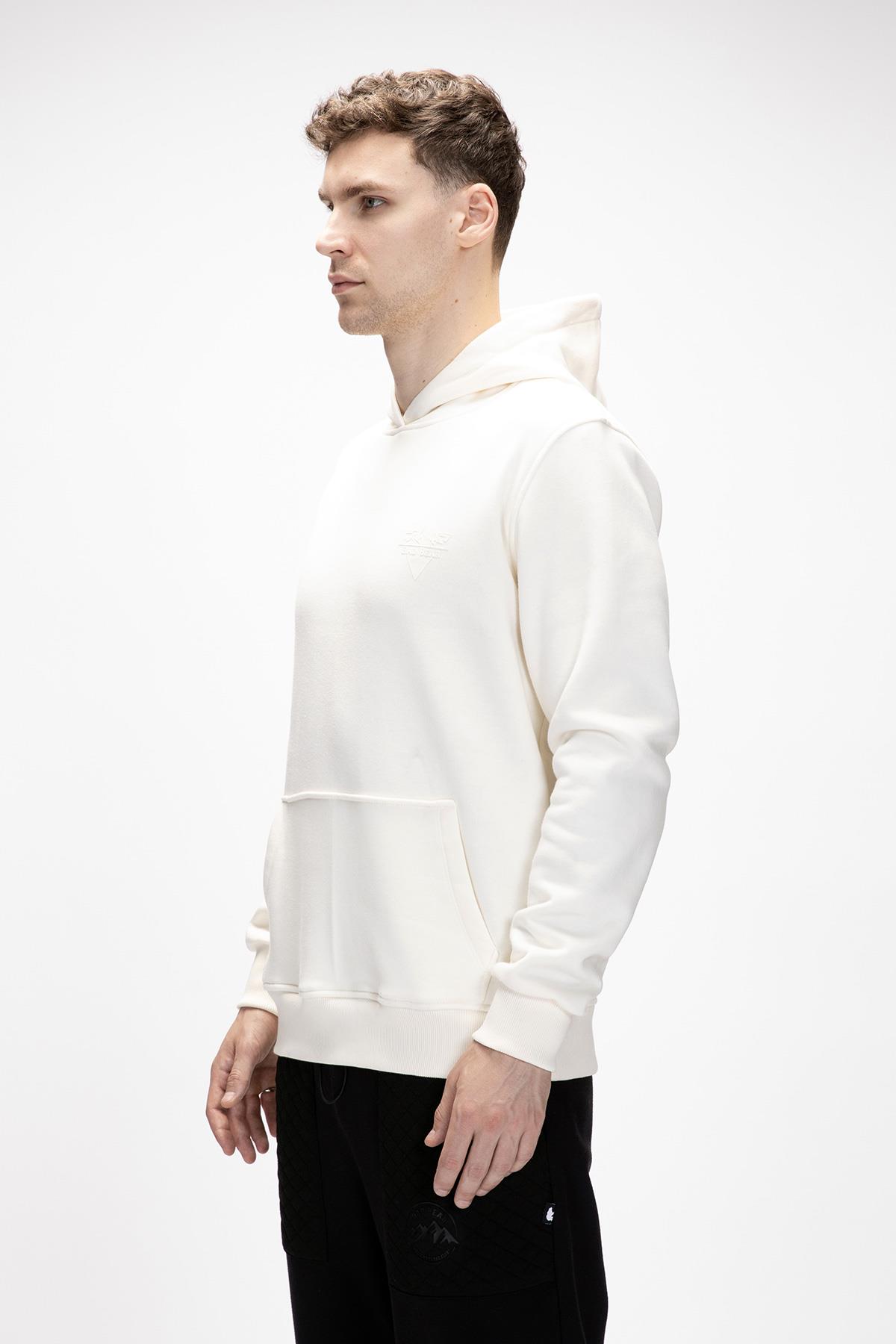Lake Marshmallow Kapüşonlu Erkek Sweatshirt
