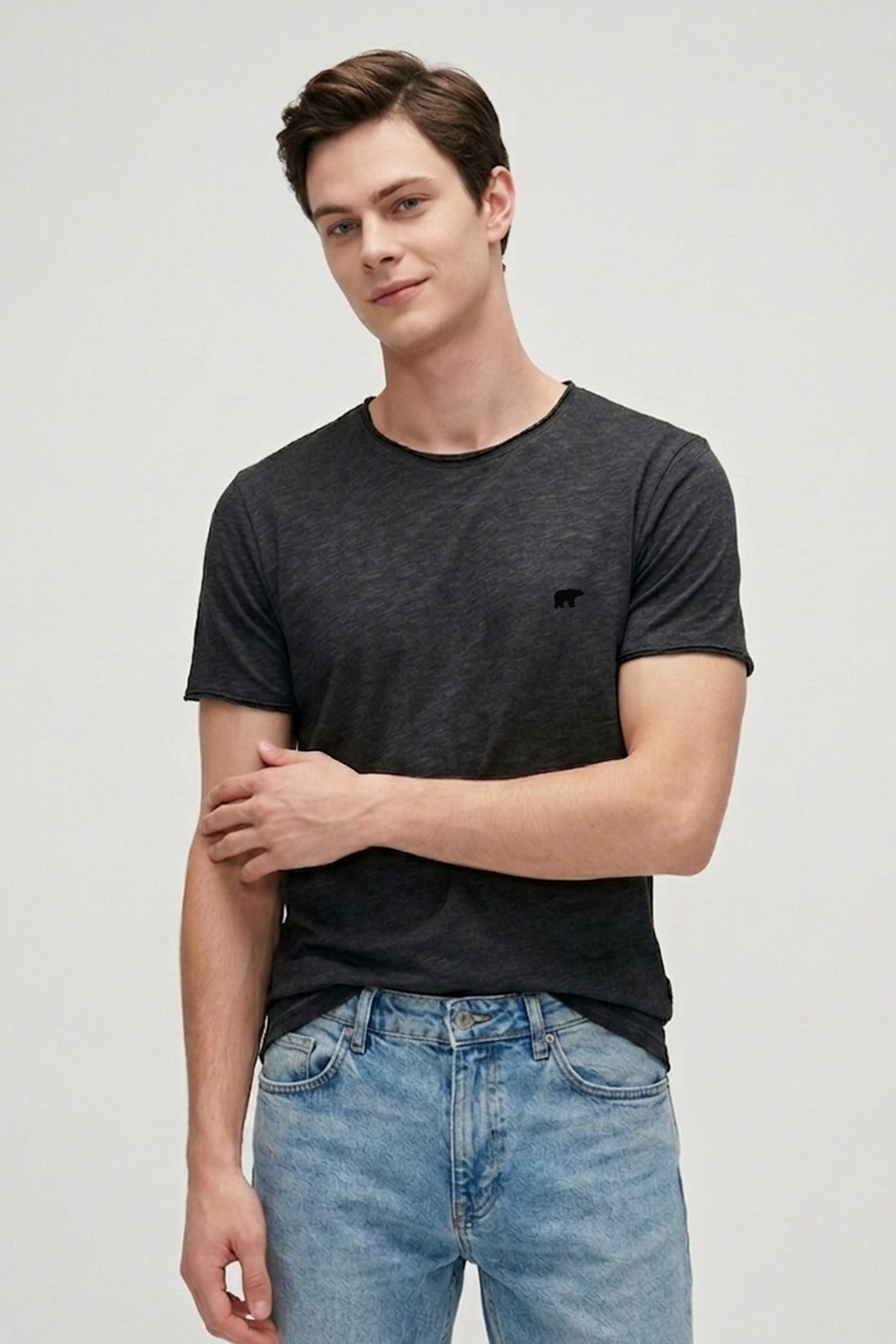 Flam Urbanıst Siyah Basic Erkek Tişört