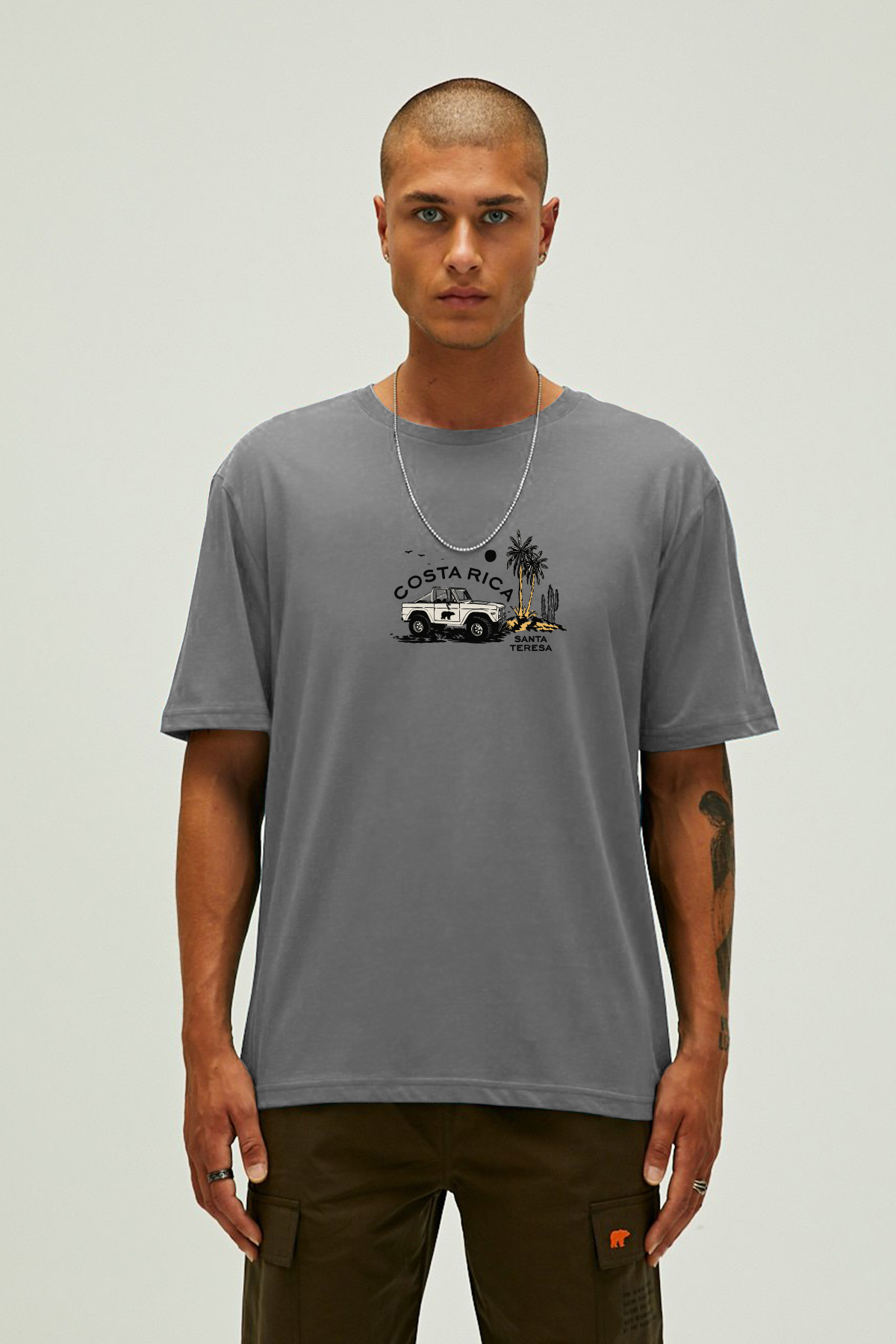 COSTARICA T-SHIRT PRINTED T-SHIRT ASFALT  MAN T-SHIRT COSTARICA T-SHIRTCOSTARICA T-SHIRT