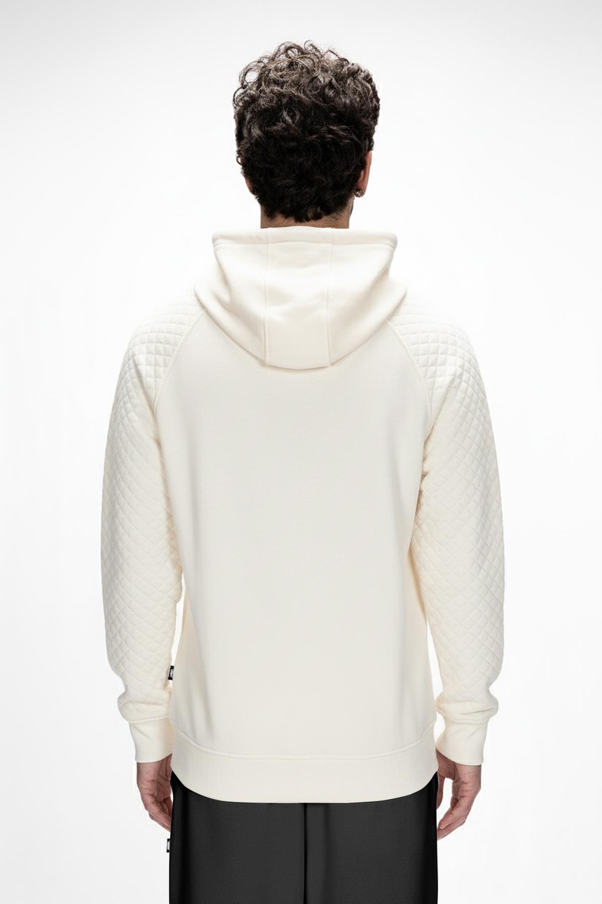 Grass Marshmallow Kapüşonlu Erkek Sweatshirt