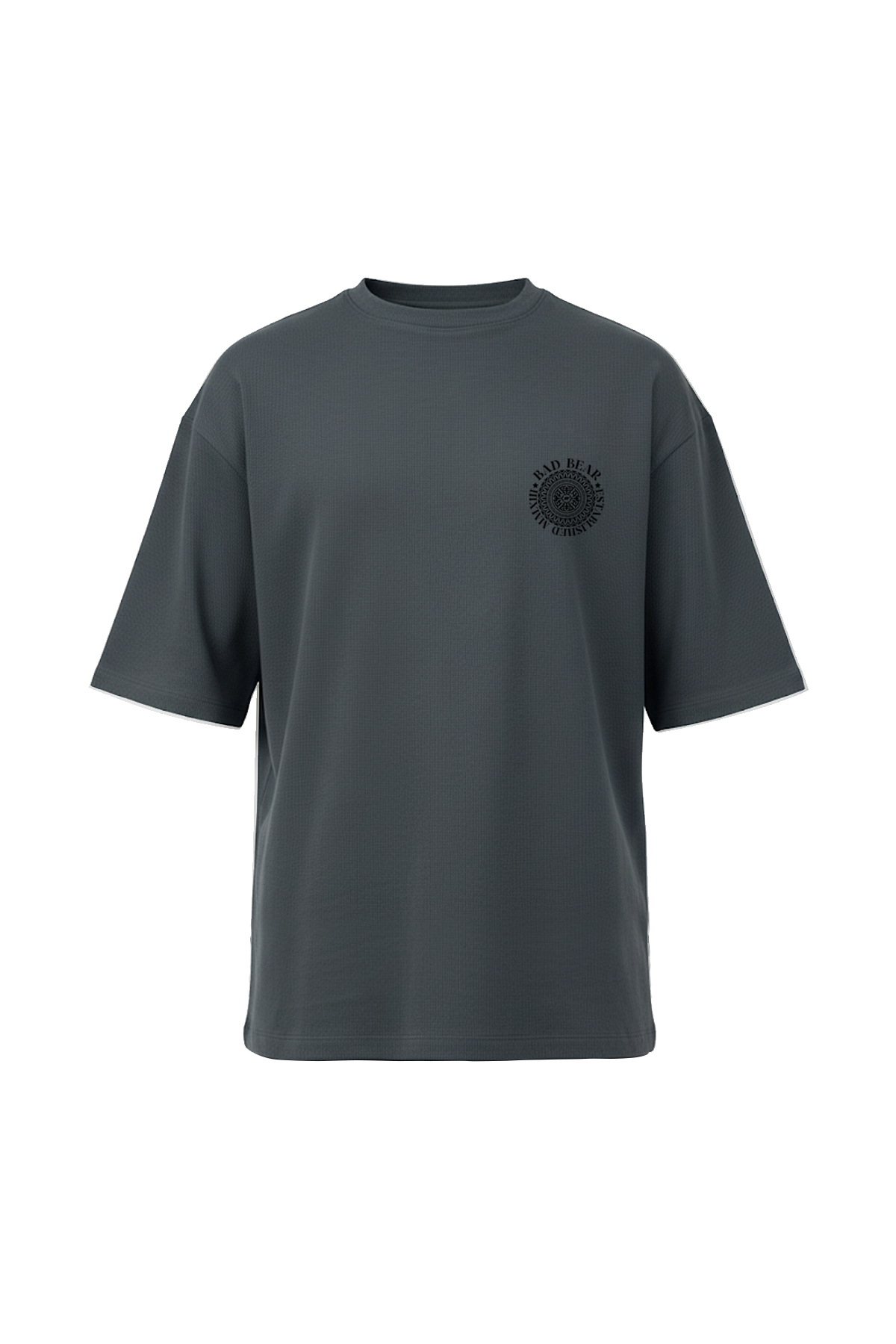 Mons Siyah Erkek Baskılı Tişört