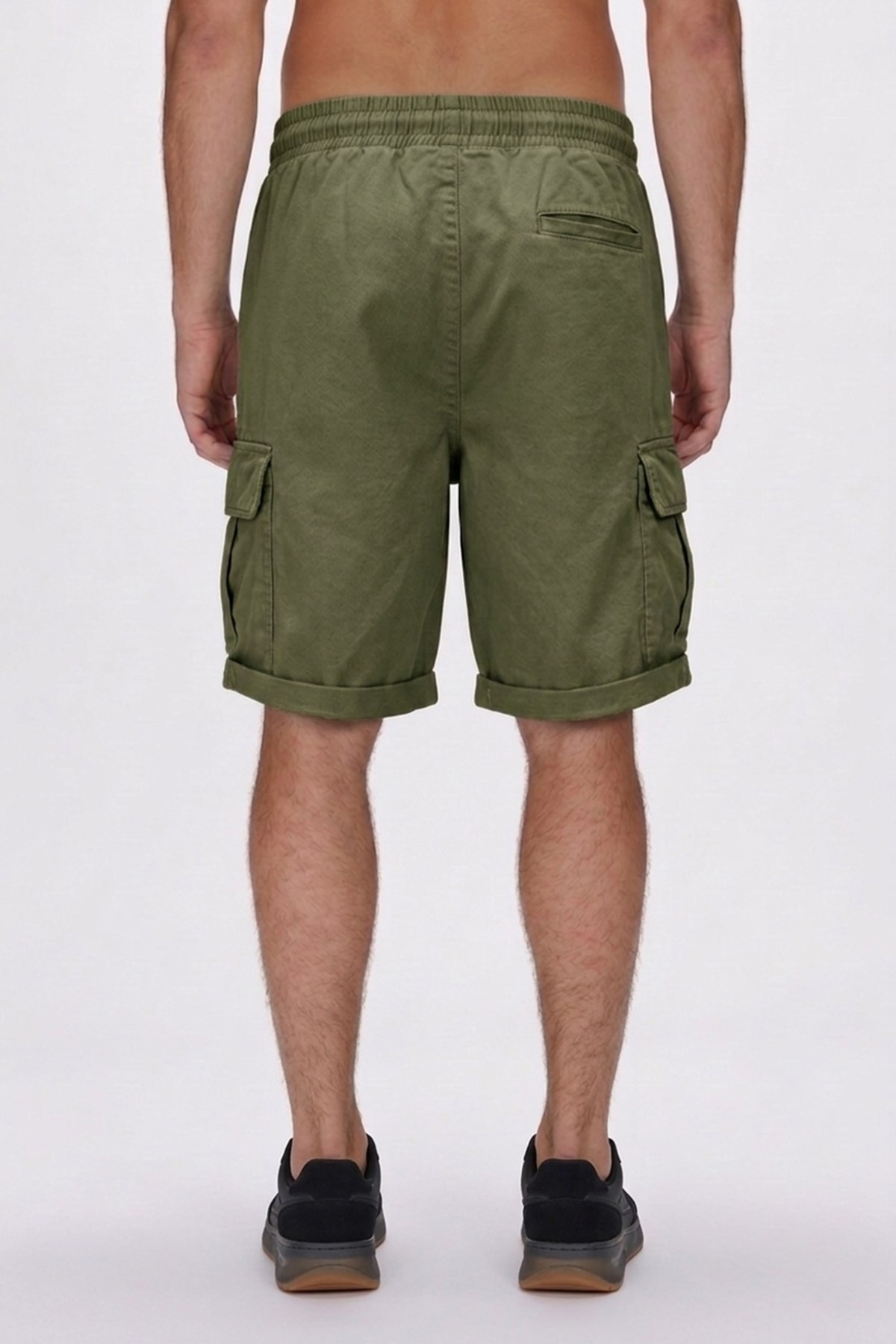 Lesse Soluk Yeşil Erkek Kargo Şort