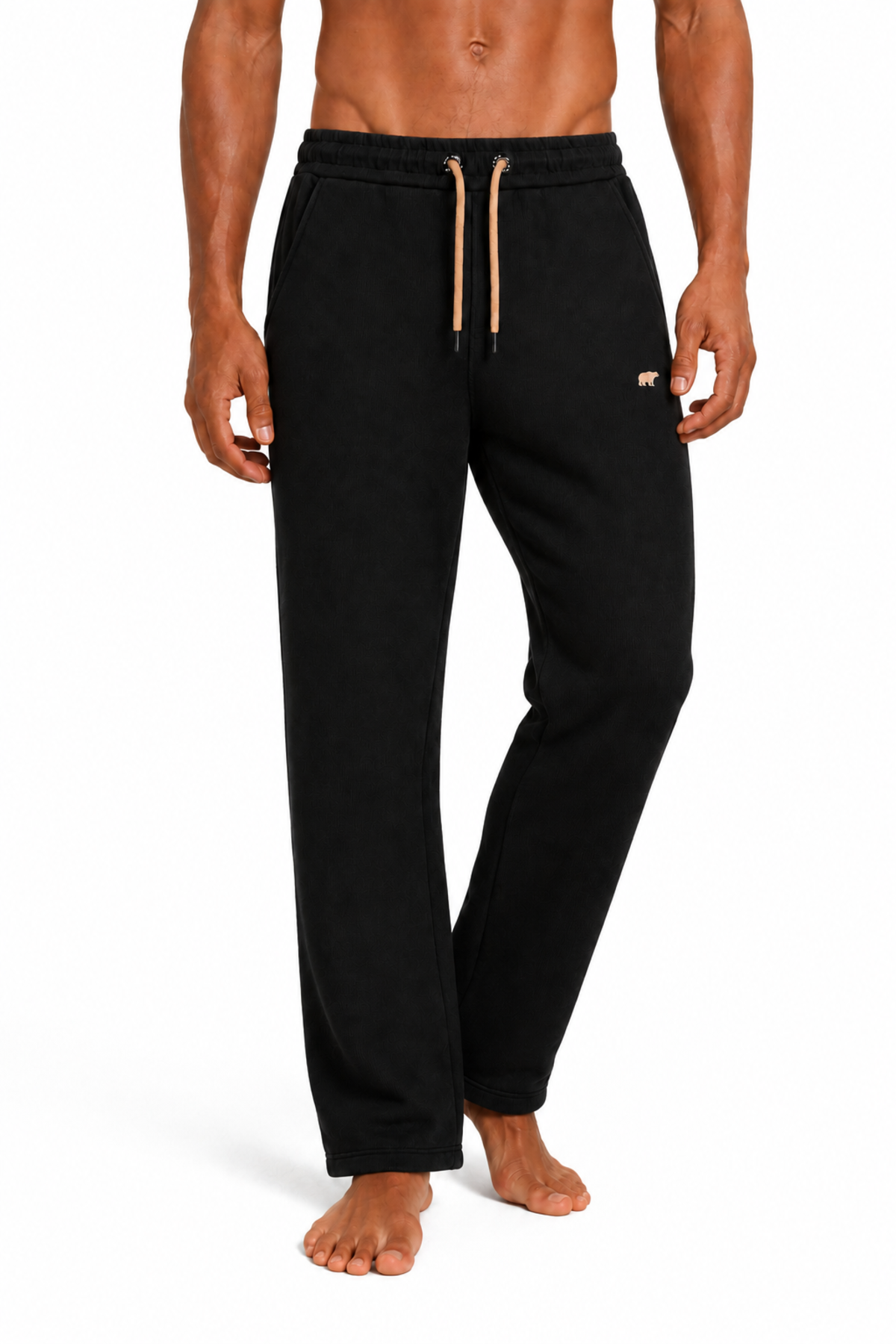 Ascent Siyah Beli Lastikli Erkek Sweatpants