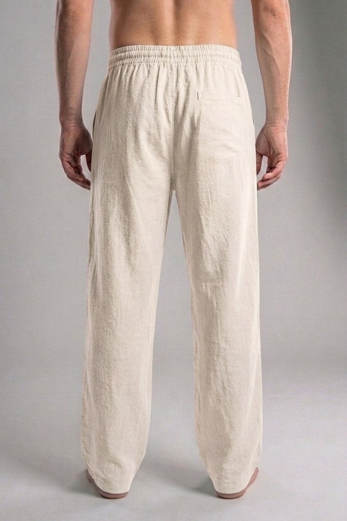 Serıal Pant Beyaz Erkek Jogger Pantolon