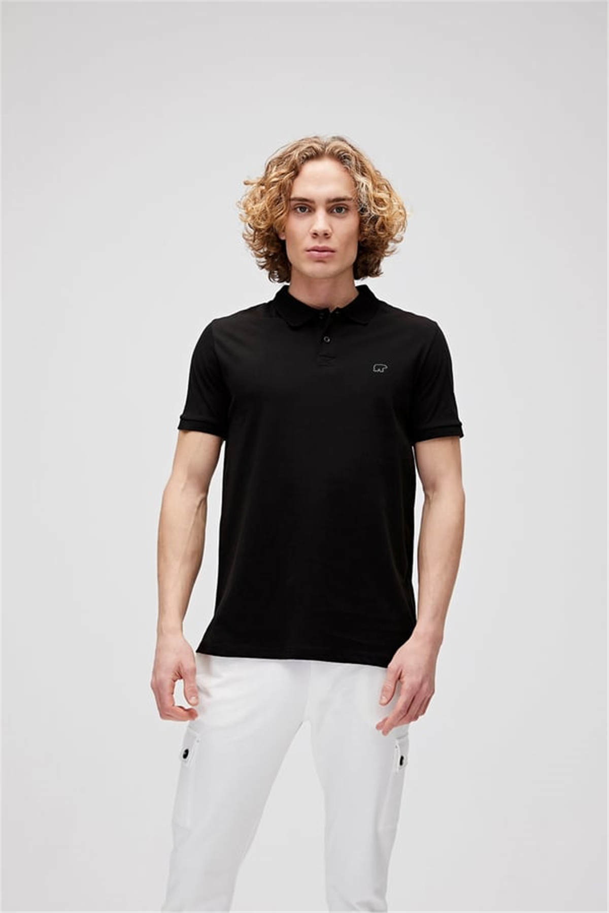 RIXON POLO POLO T-SHIRT SİYAH DÜĞMELİ MAN T-SHIRT RIXON POLORIXON POLO